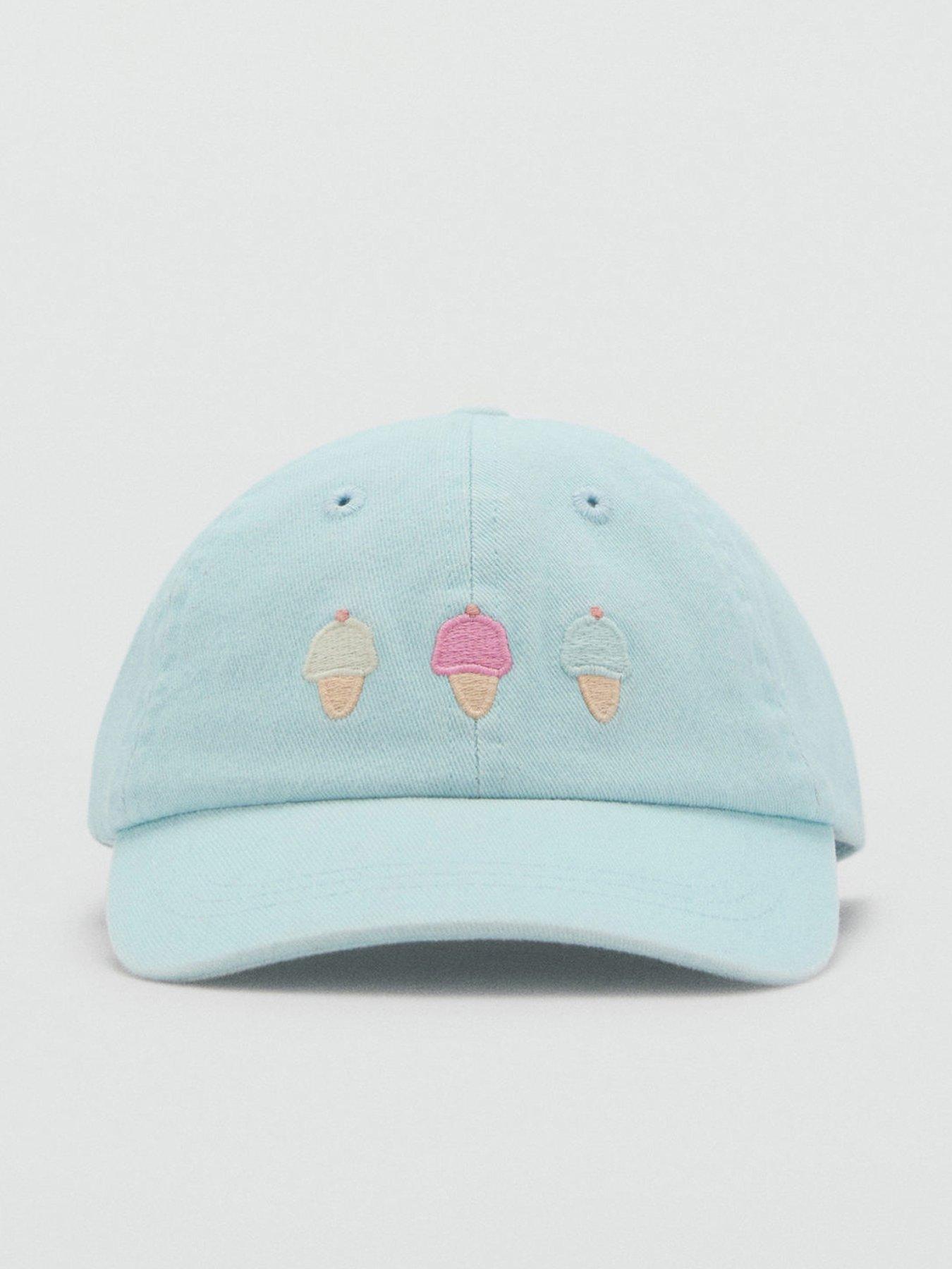 undefined Younger Girls Ice Cream Cap - Green - Green