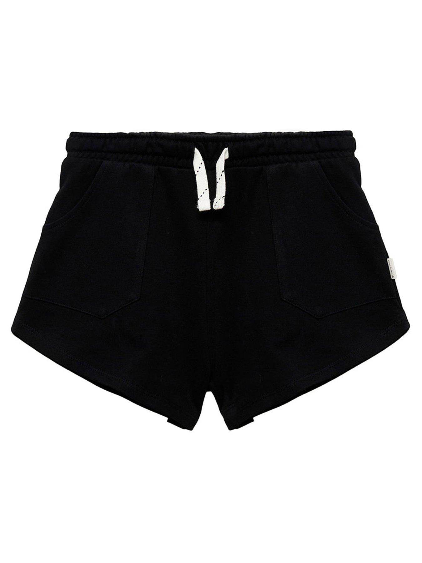 undefined Girls Jersey Shorts - Black
