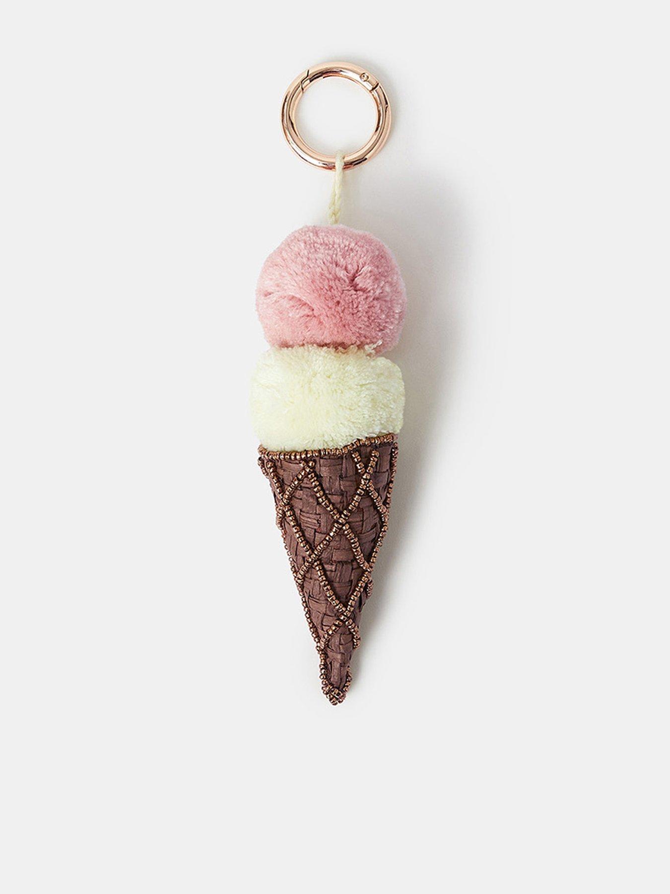 undefined Ice Cream Bag Charm - Natural