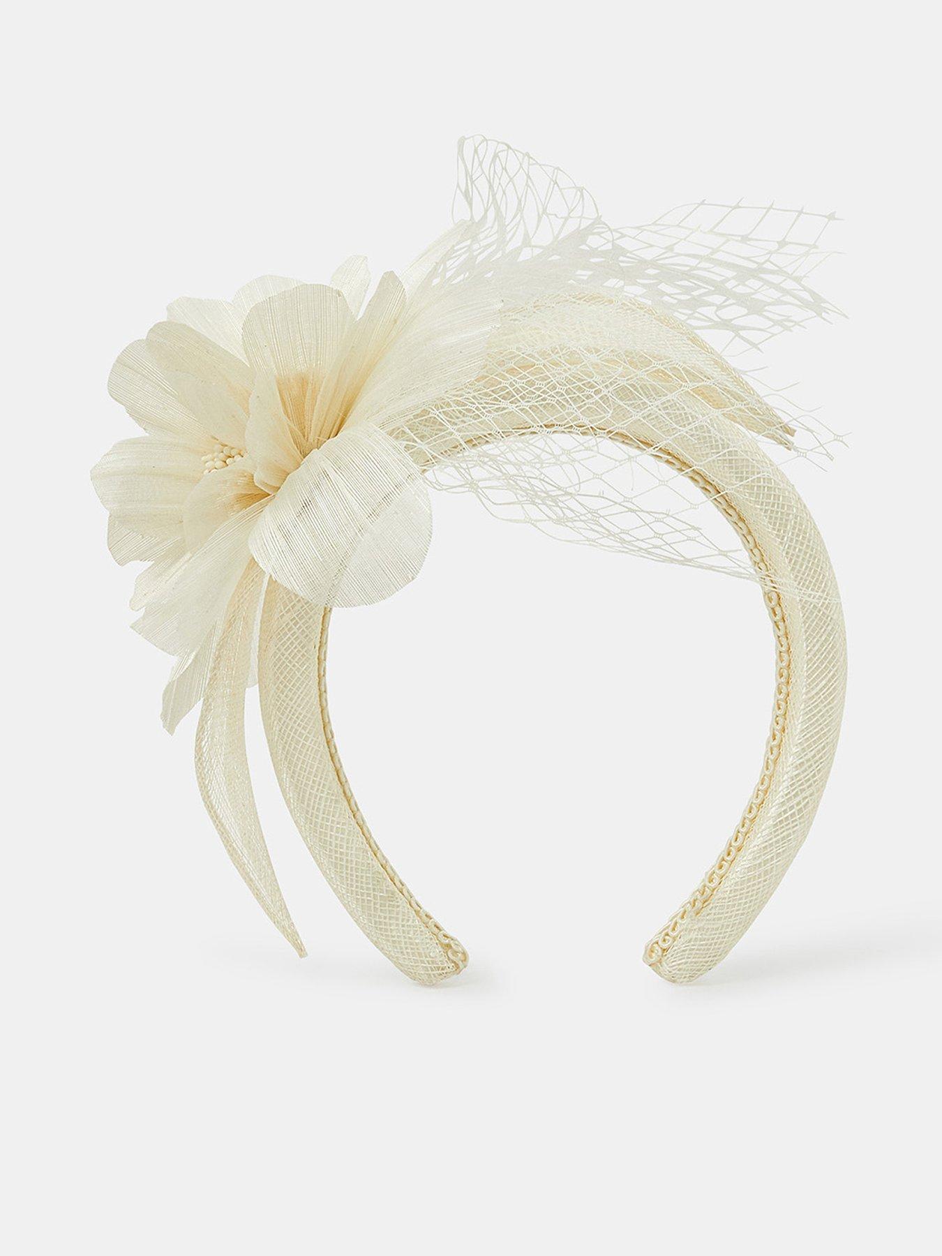 undefined Flora Floral Headband - Ivory