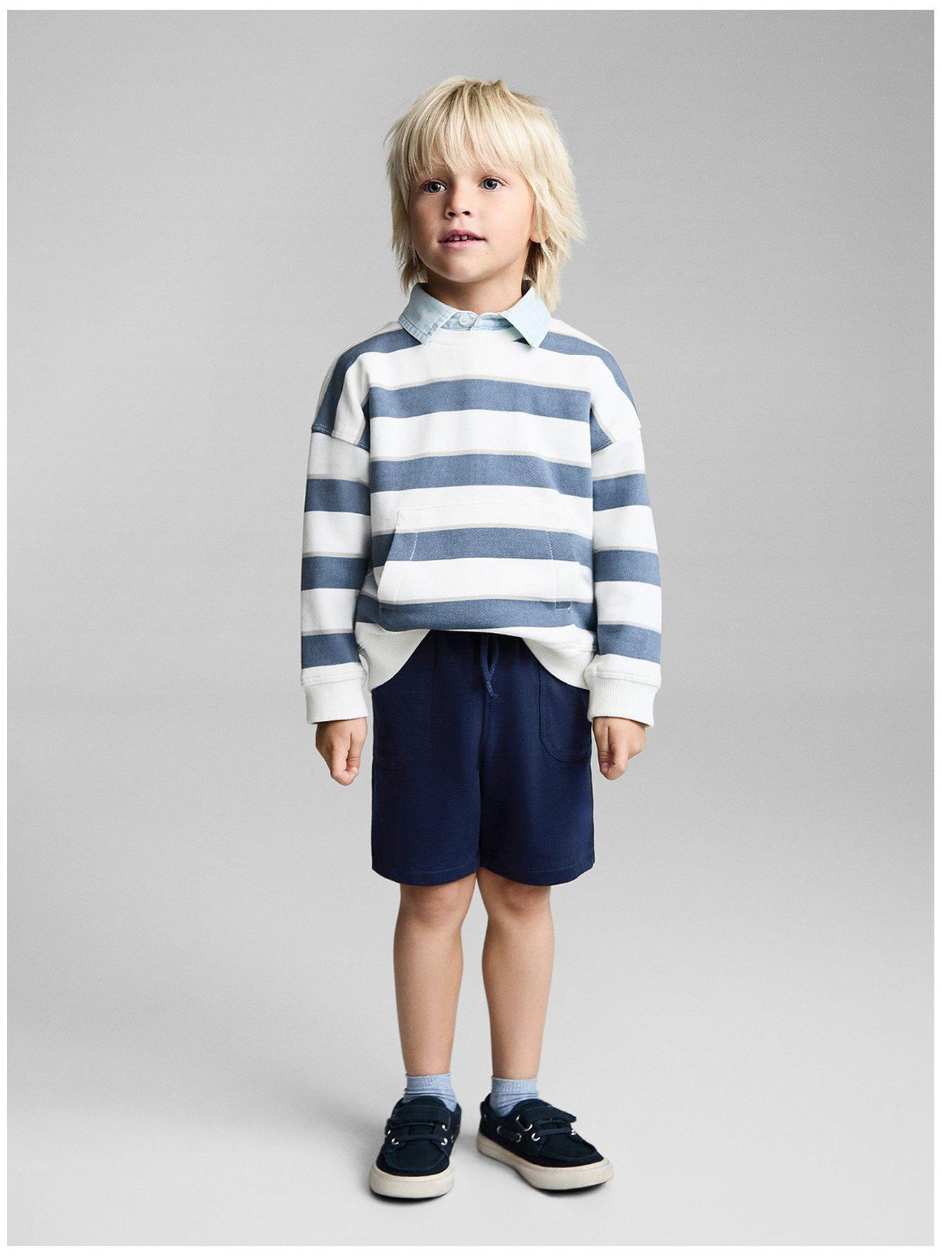 undefined Younger Boys Sweat Shorts - Navy