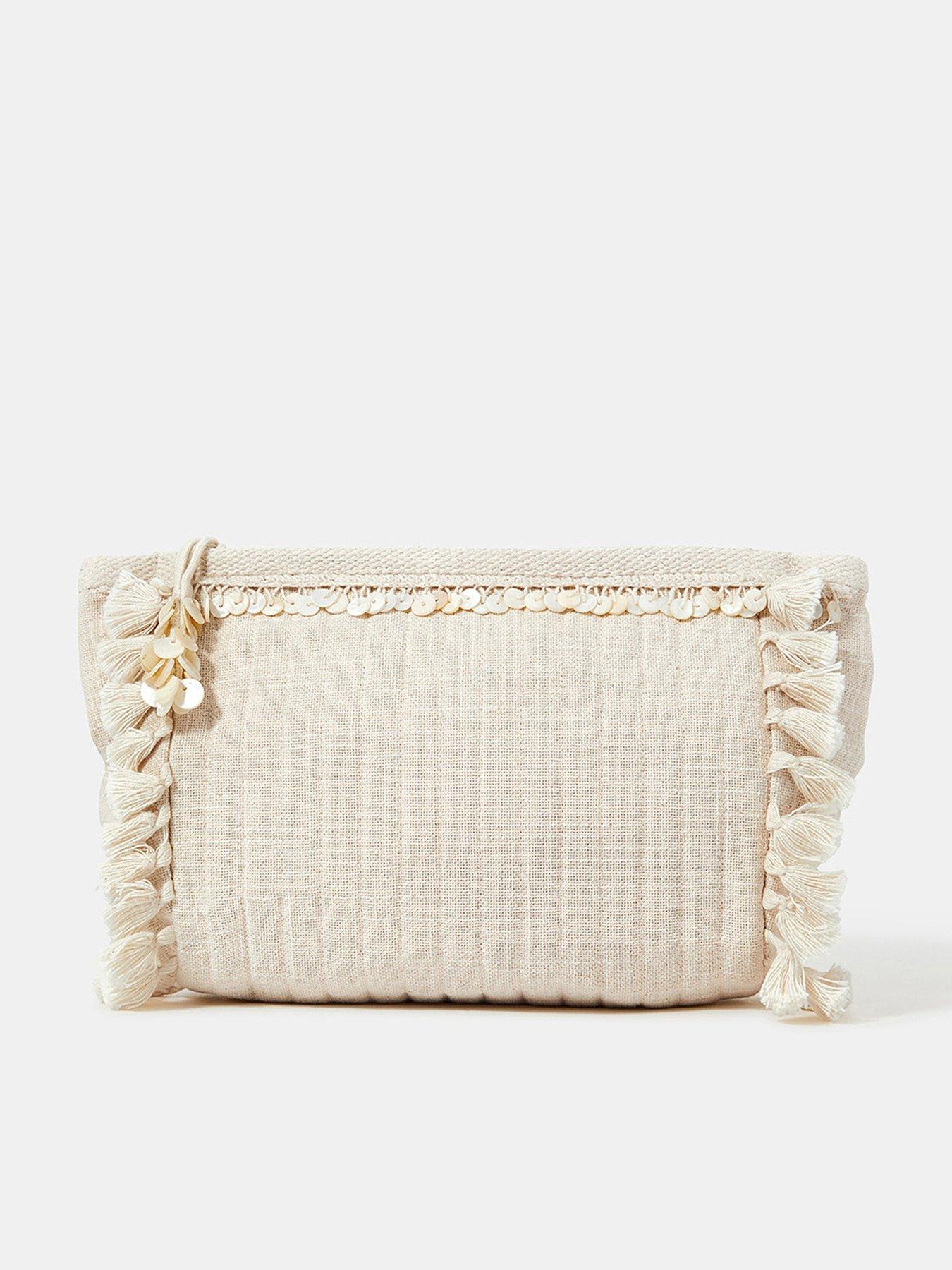 undefined Shell Make Up Bag - Ivory