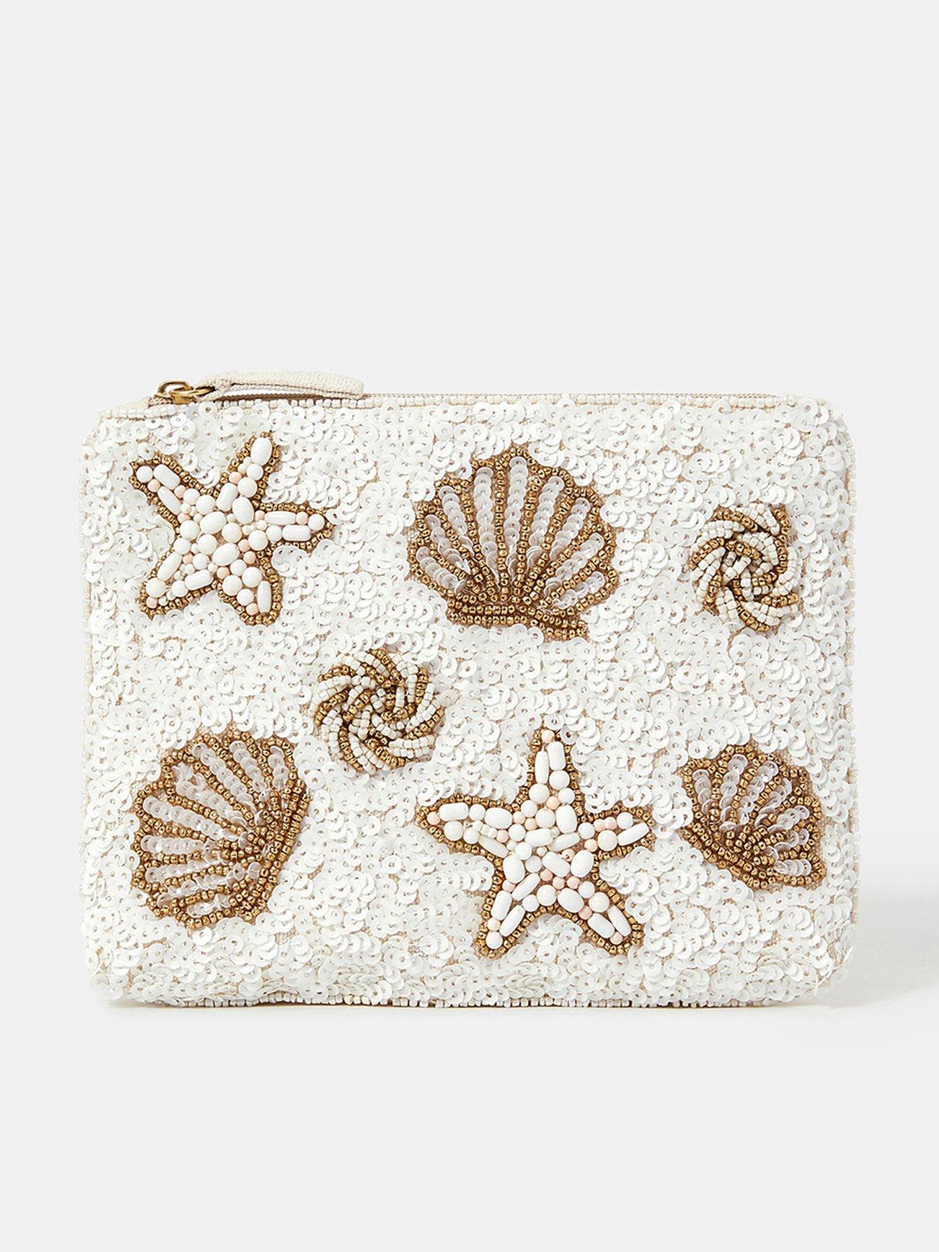 Image 1 of 3 of Accessorize Shell Pouch - Ivory