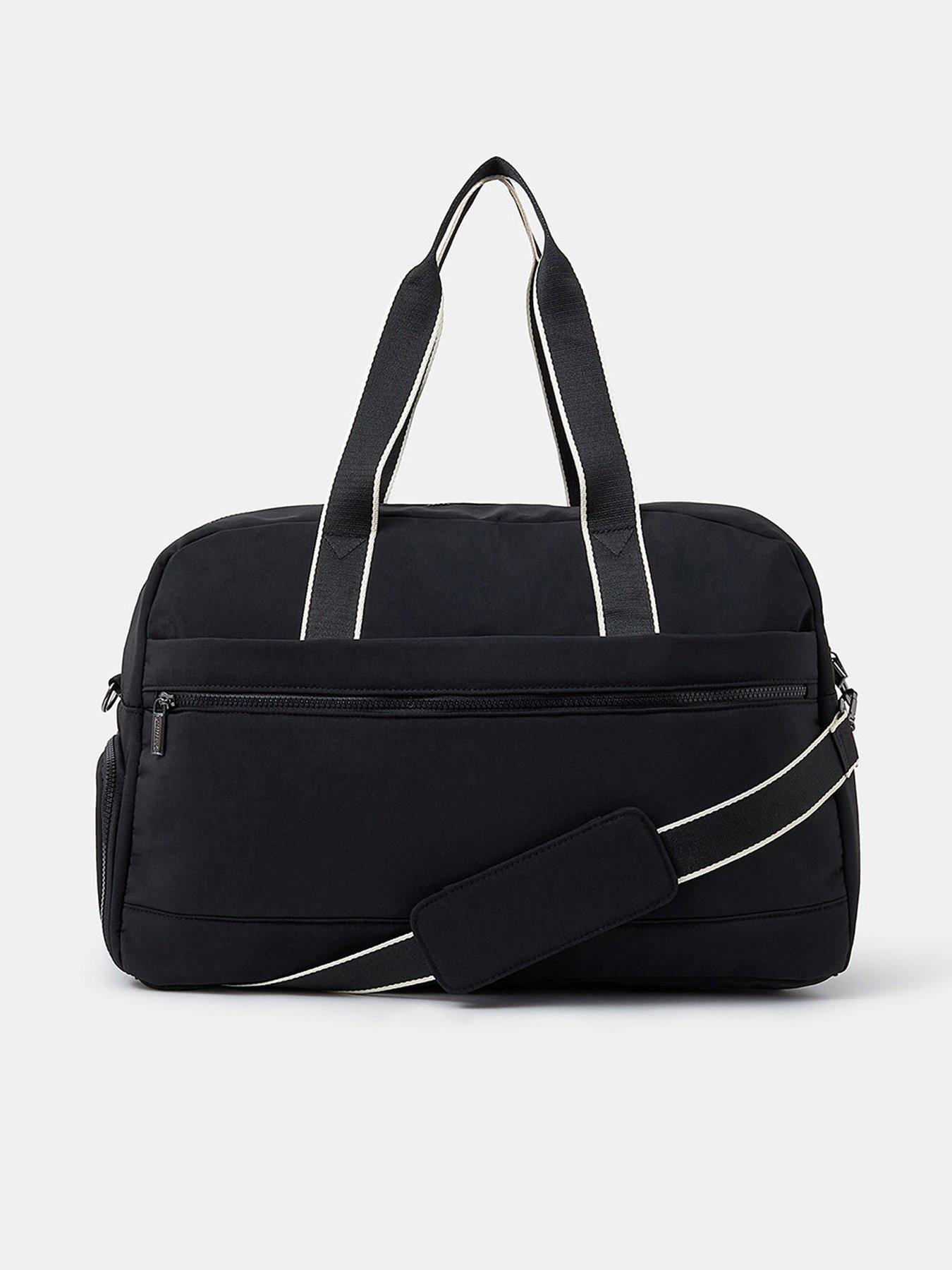 undefined Large Nylon Weekender - Black