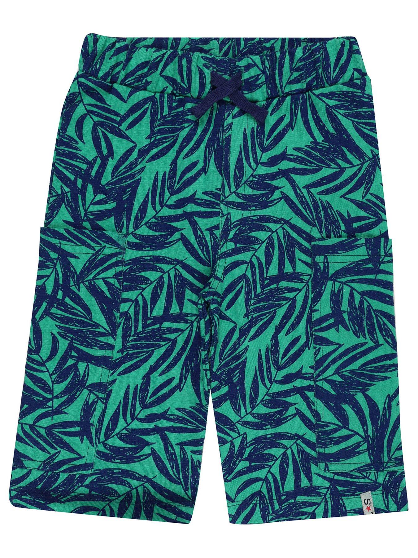 lilly-sid-boys-palm-utility-shorts-green