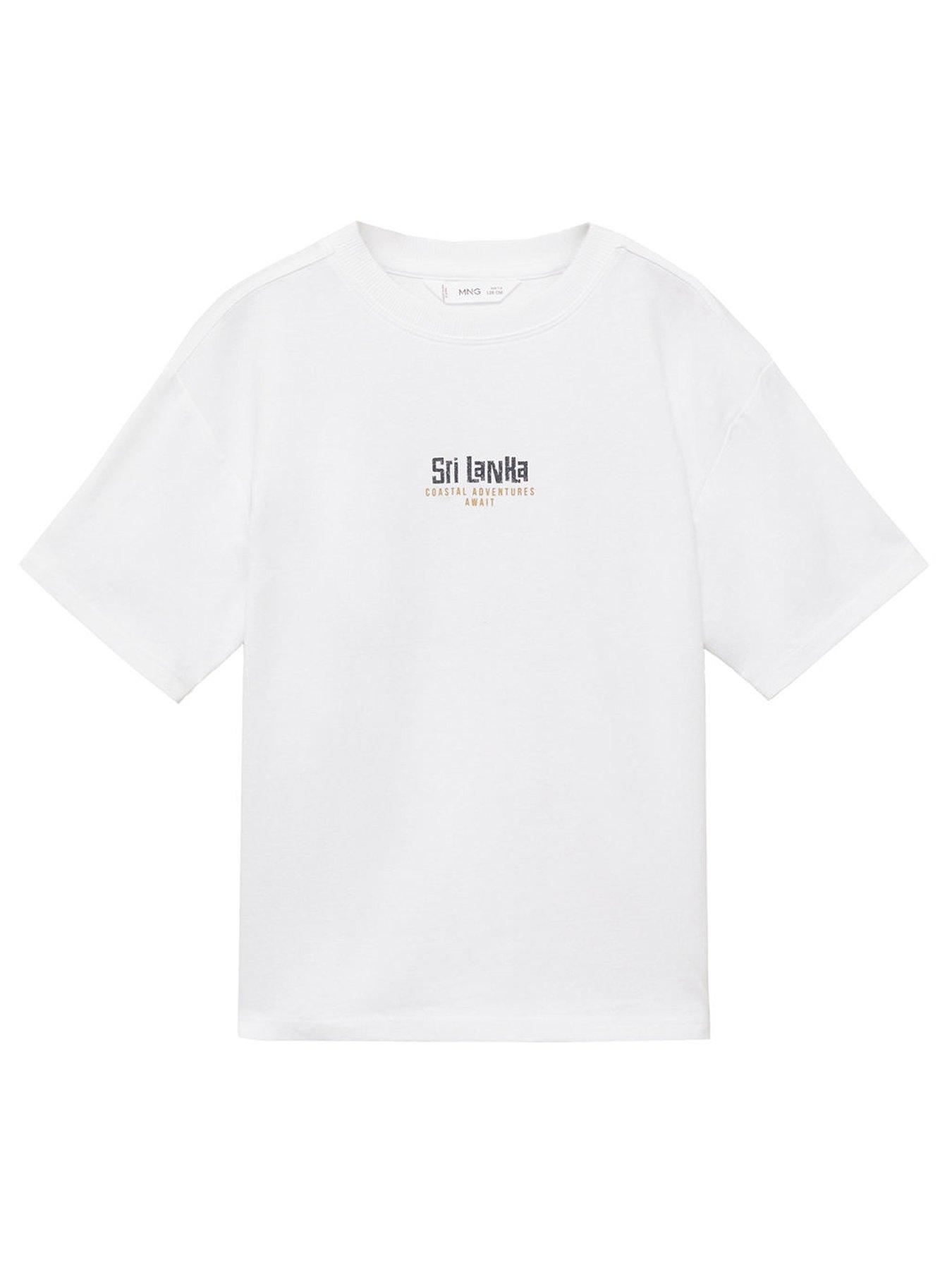 undefined Boys Sri Lanka Short Sleeve T-Shirt - Light Cream