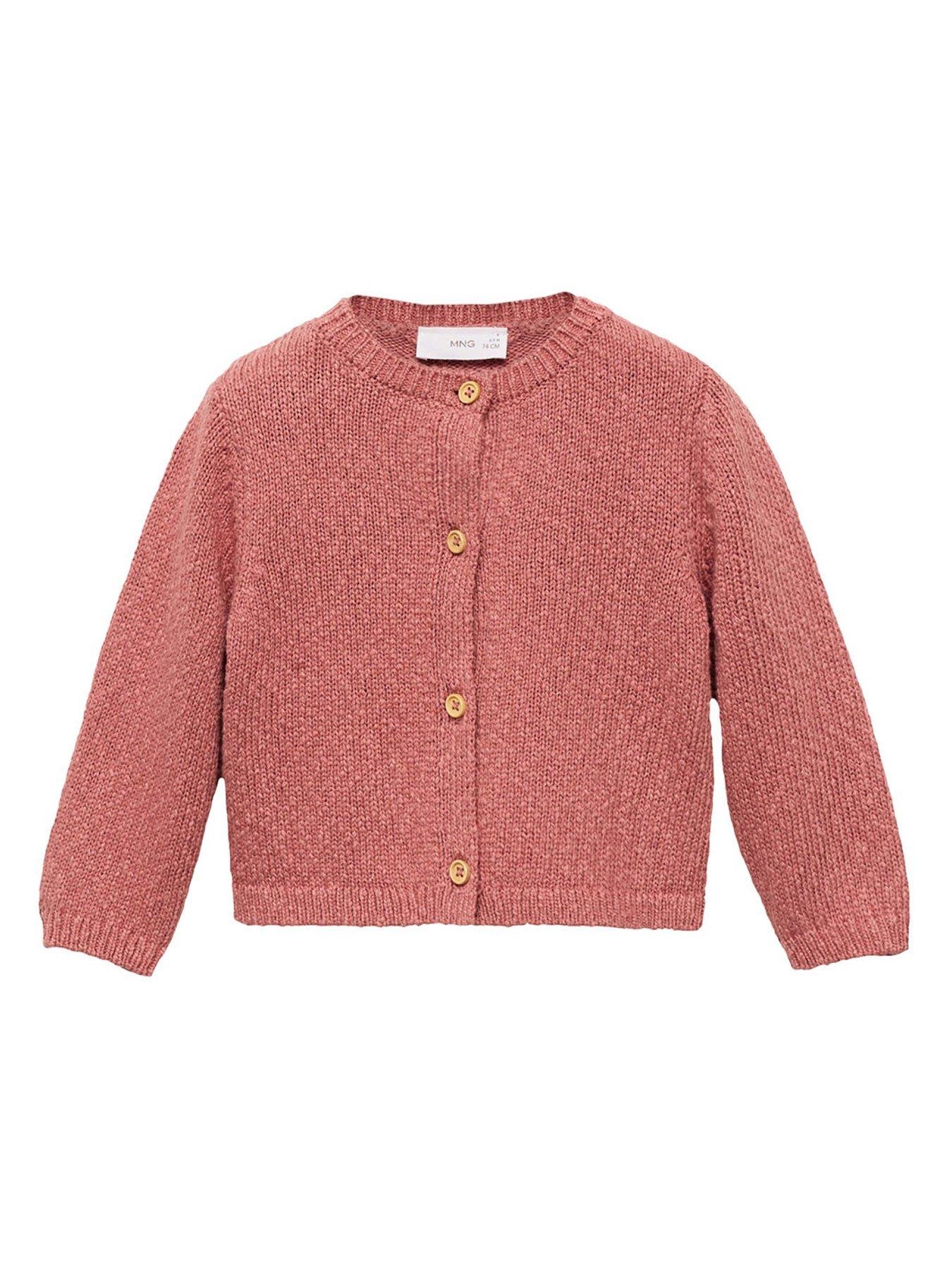 undefined Baby Girls Knitted Cardigan - Pink