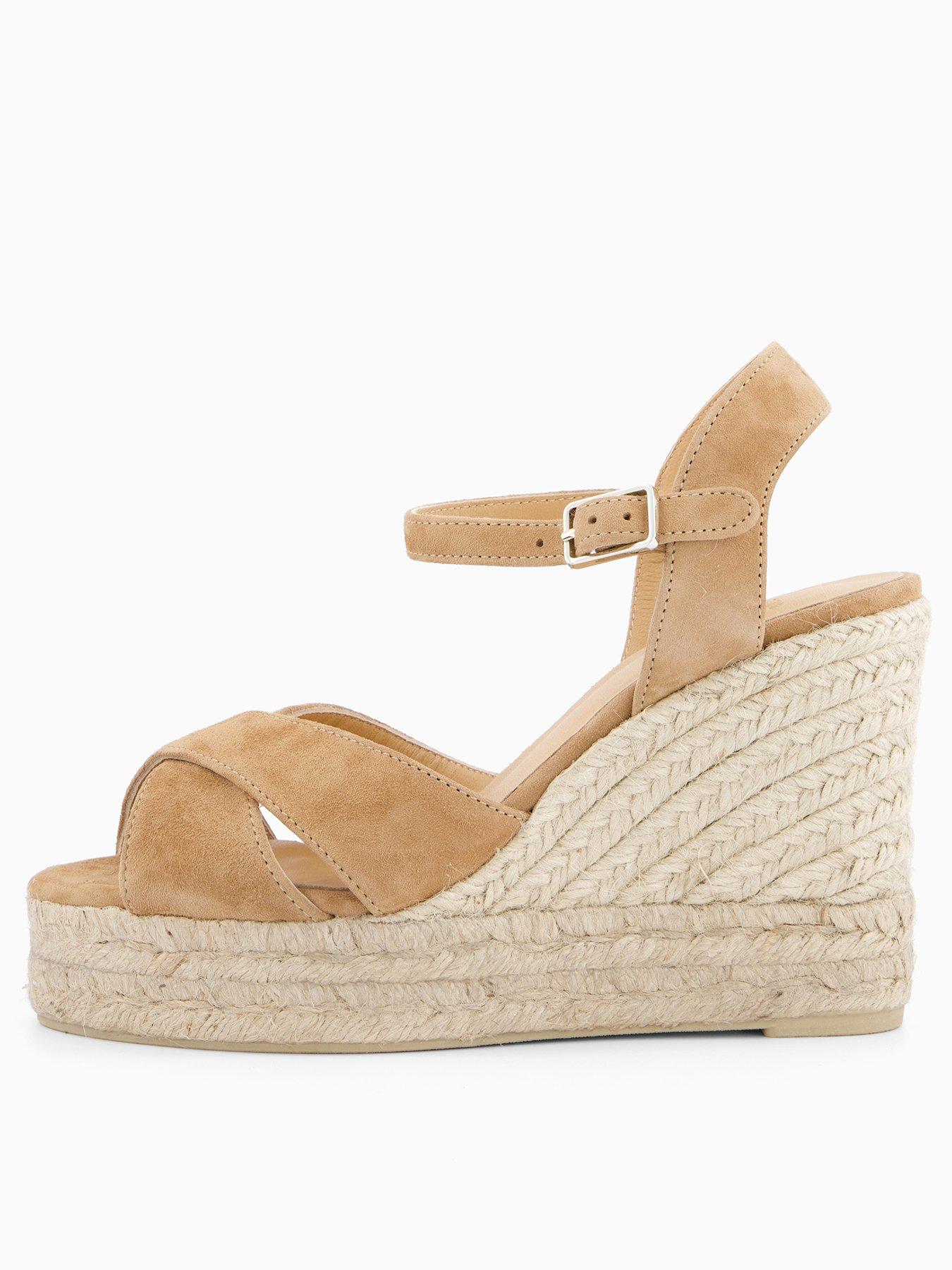 CASTANER Blaudell Open Toe Wedge - Beige