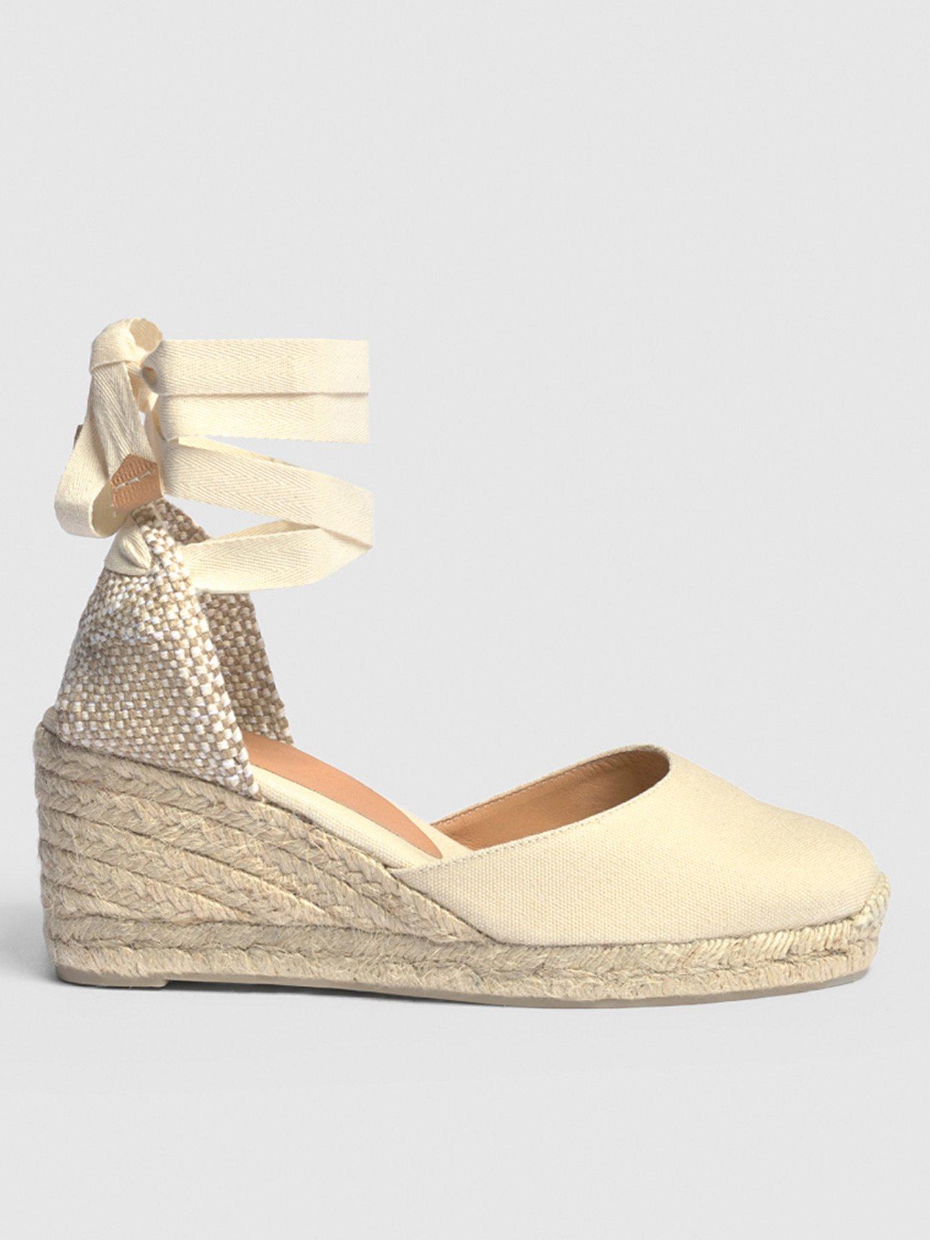 CASTANER Carina Wedge Espadrille - Cream