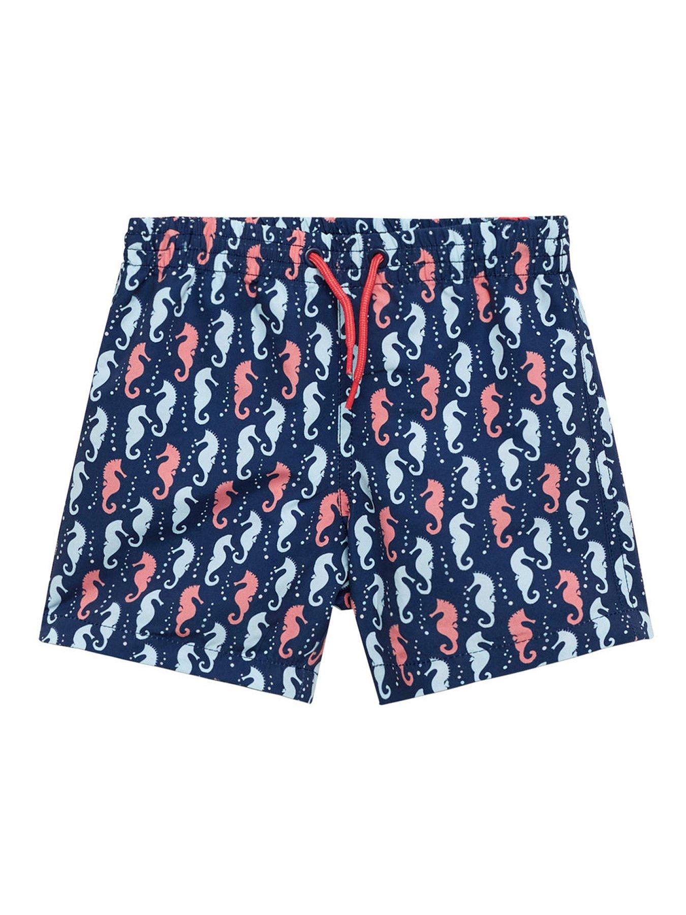 undefined Younger Boys Seahorse Swimshorts - Navy
