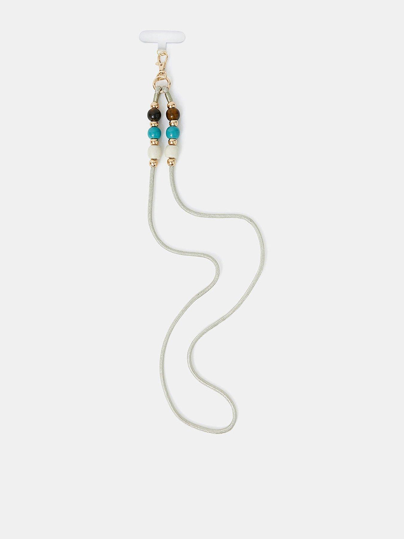 undefined Metallic Bead Strap - Gold