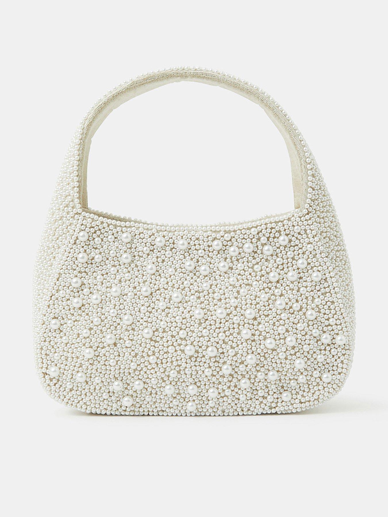 undefined Pearl Handheld Bag - Ivory