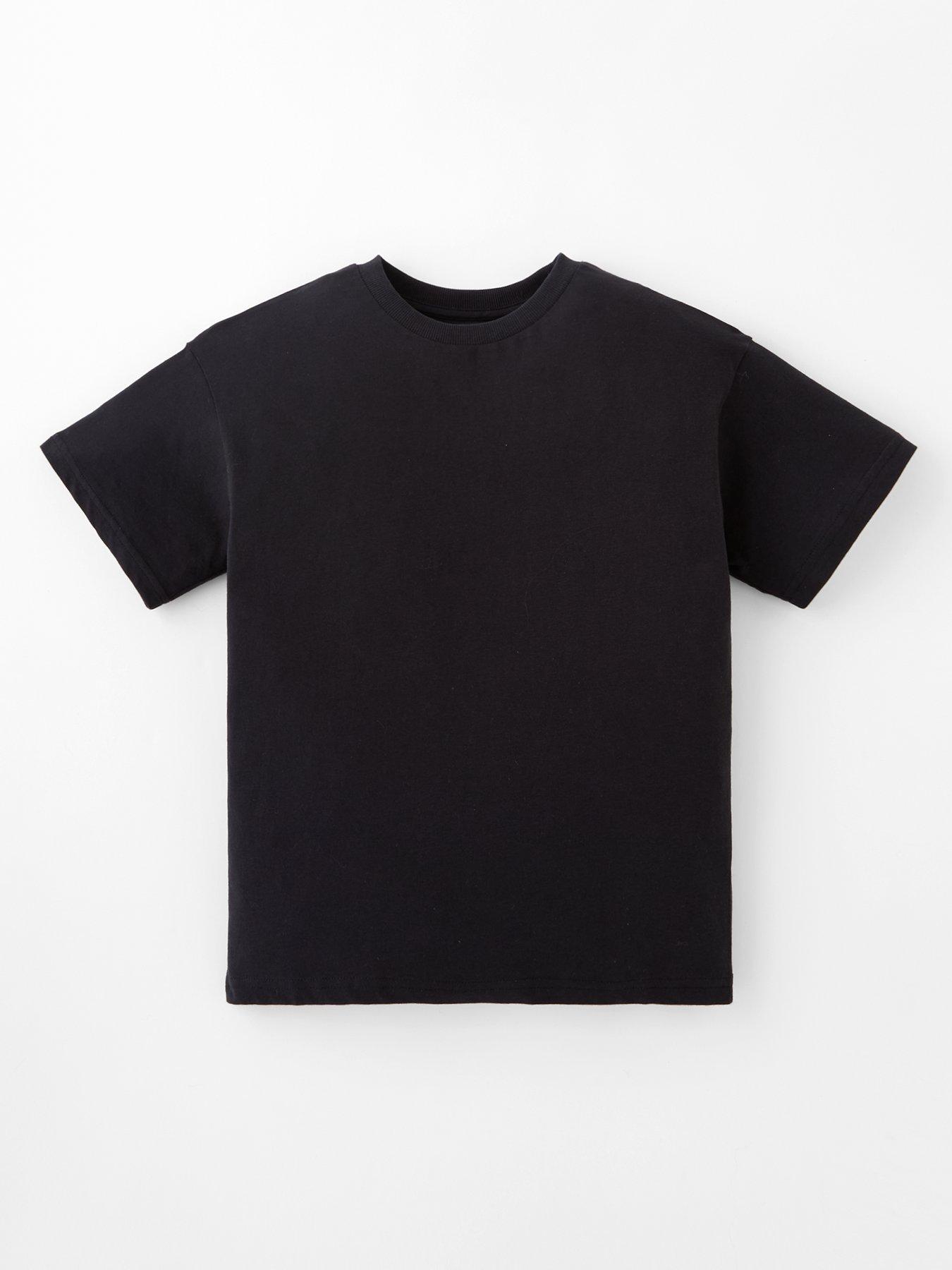 Image 2 of 5 of V by Very Boys Shorts Sleeve 5 Pack Stripe T-shirts - Multi