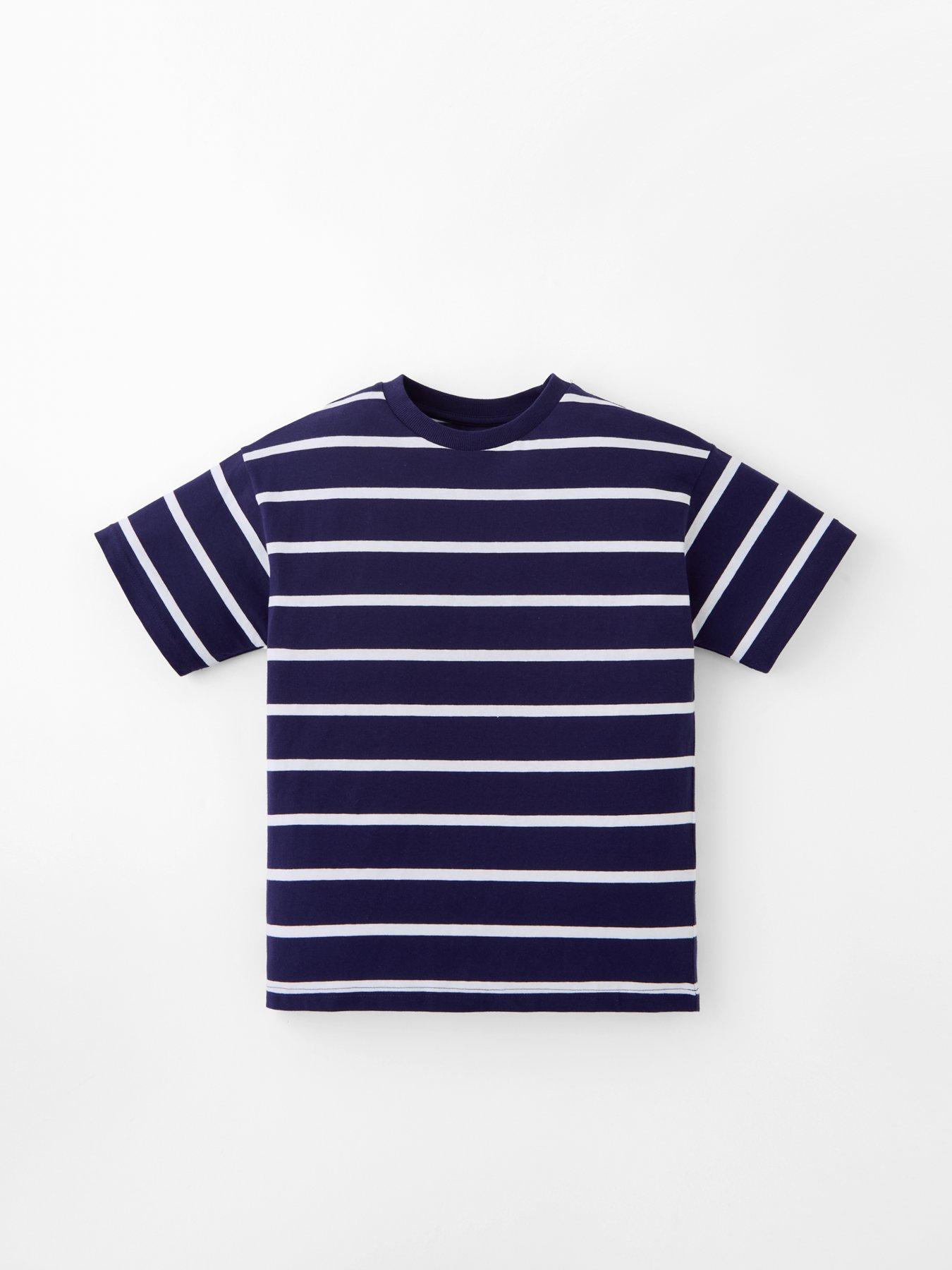 Image 4 of 5 of V by Very Boys Shorts Sleeve 5 Pack Stripe T-shirts - Multi
