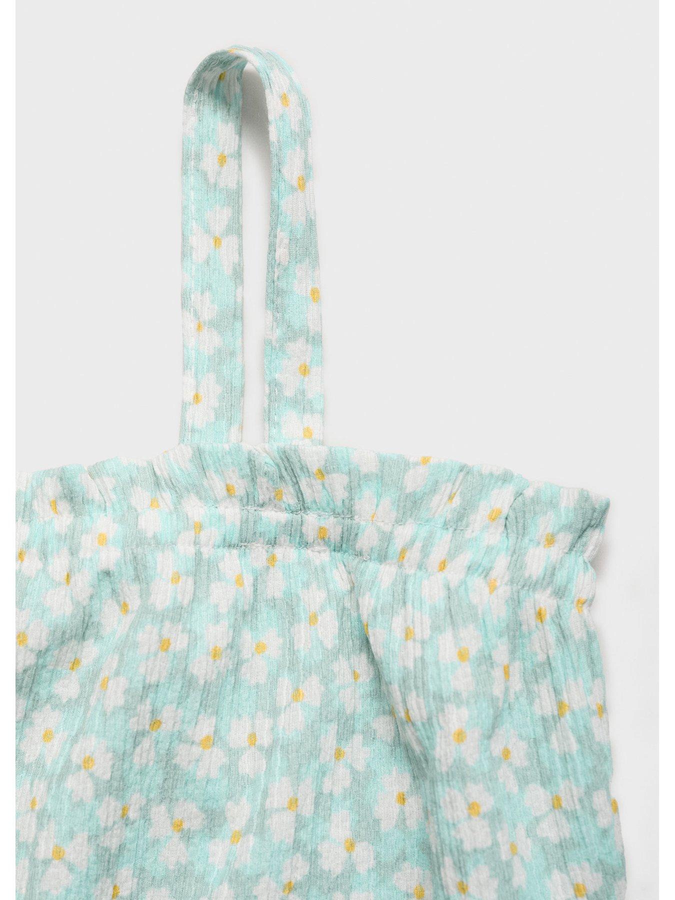 Image 3 of 4 of Mango Younger Girls Margi Co-Ord Strappy Top - Aqua