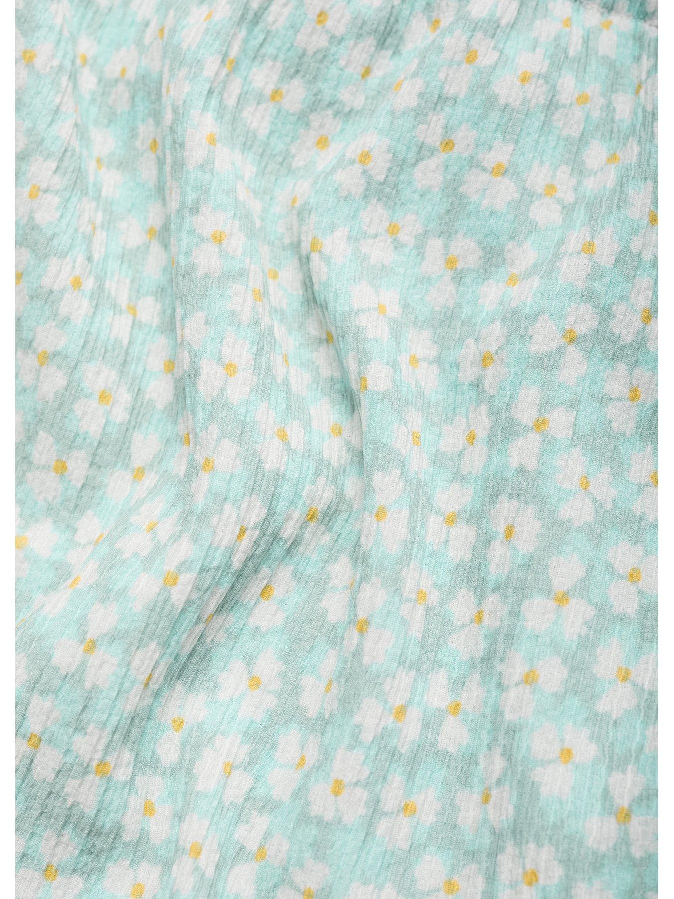 Image 4 of 4 of Mango Younger Girls Margi Co-Ord Strappy Top - Aqua