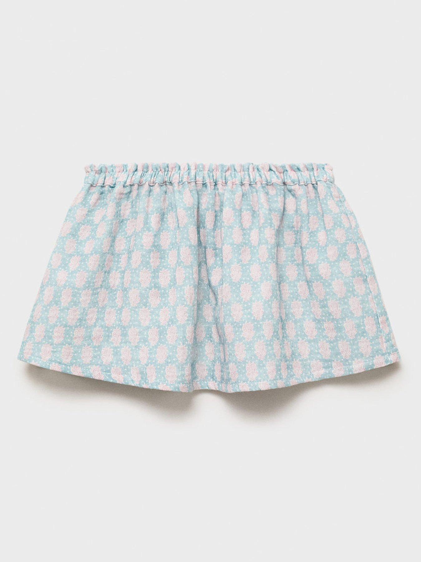 undefined Younger Girls Co-Ord Skirt - Aqua