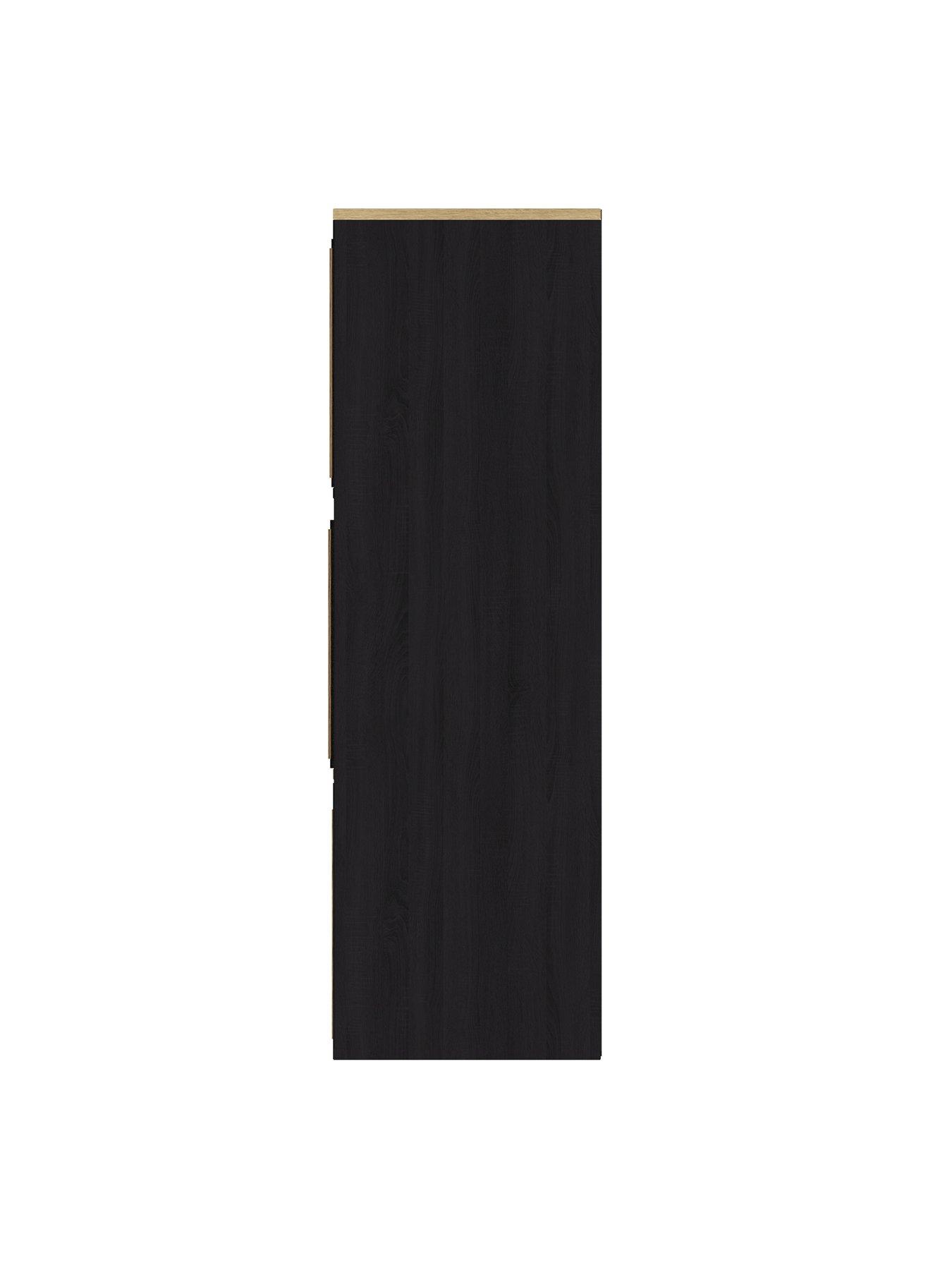 Image 5 of 7 of GFW Kube 3x3 Storage Cube - Black/Oak