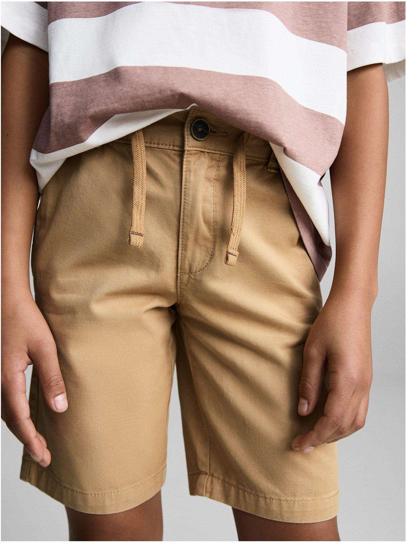 Image 1 of 5 of Mango Boys Bermuda Shorts - Yellow