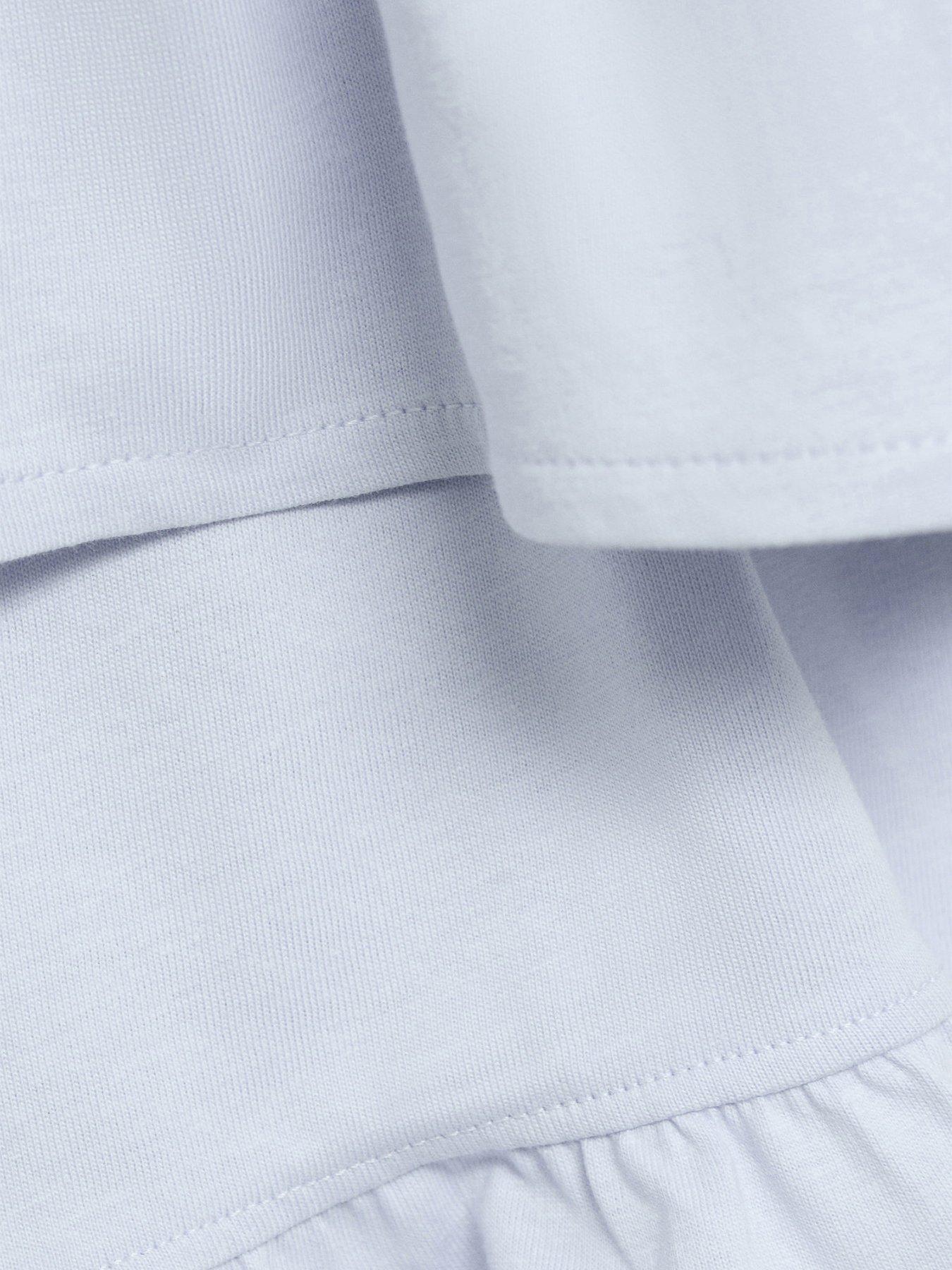 Image 4 of 5 of Mango Girls Frill Strappy Shorty Pyjamas - Blue