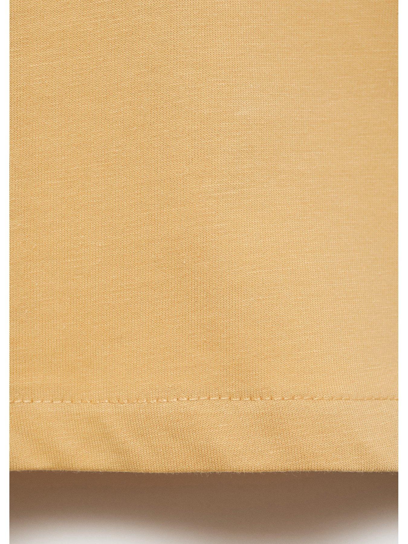 Image 4 of 5 of Mango Younger Boys Desert Vibes Back Print Short Sleeve T-Shirt - Yellow