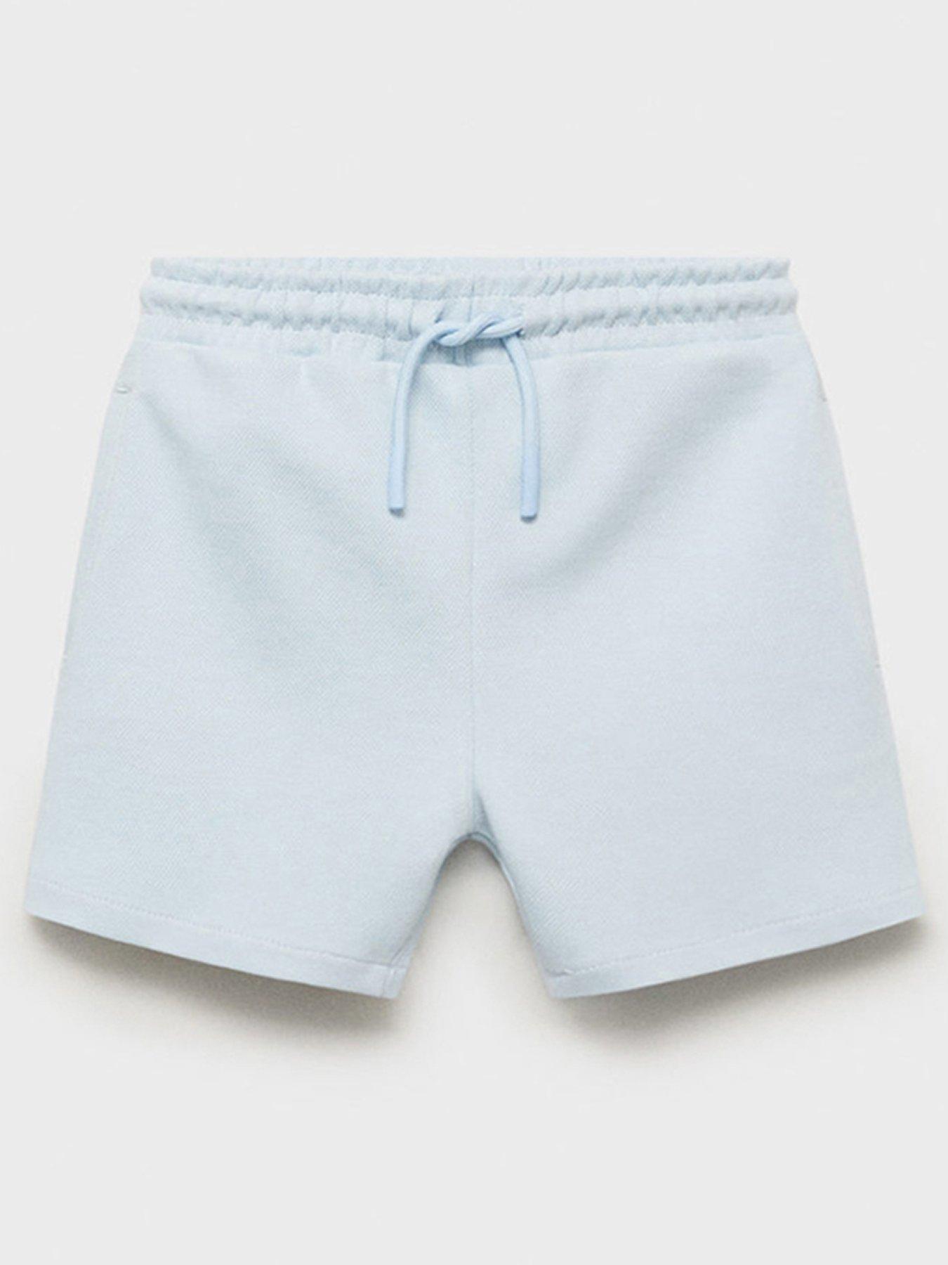 undefined Younger Boys Pocket Detail Co-Ord Sweat Shorts - Blue