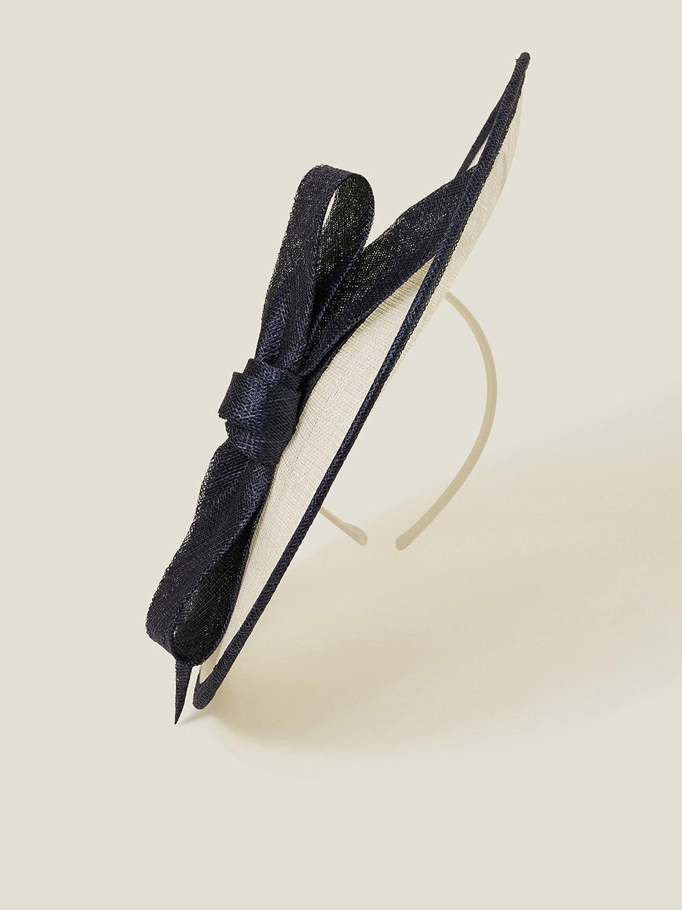 undefined Tilly Two Tone Bow - Black/White