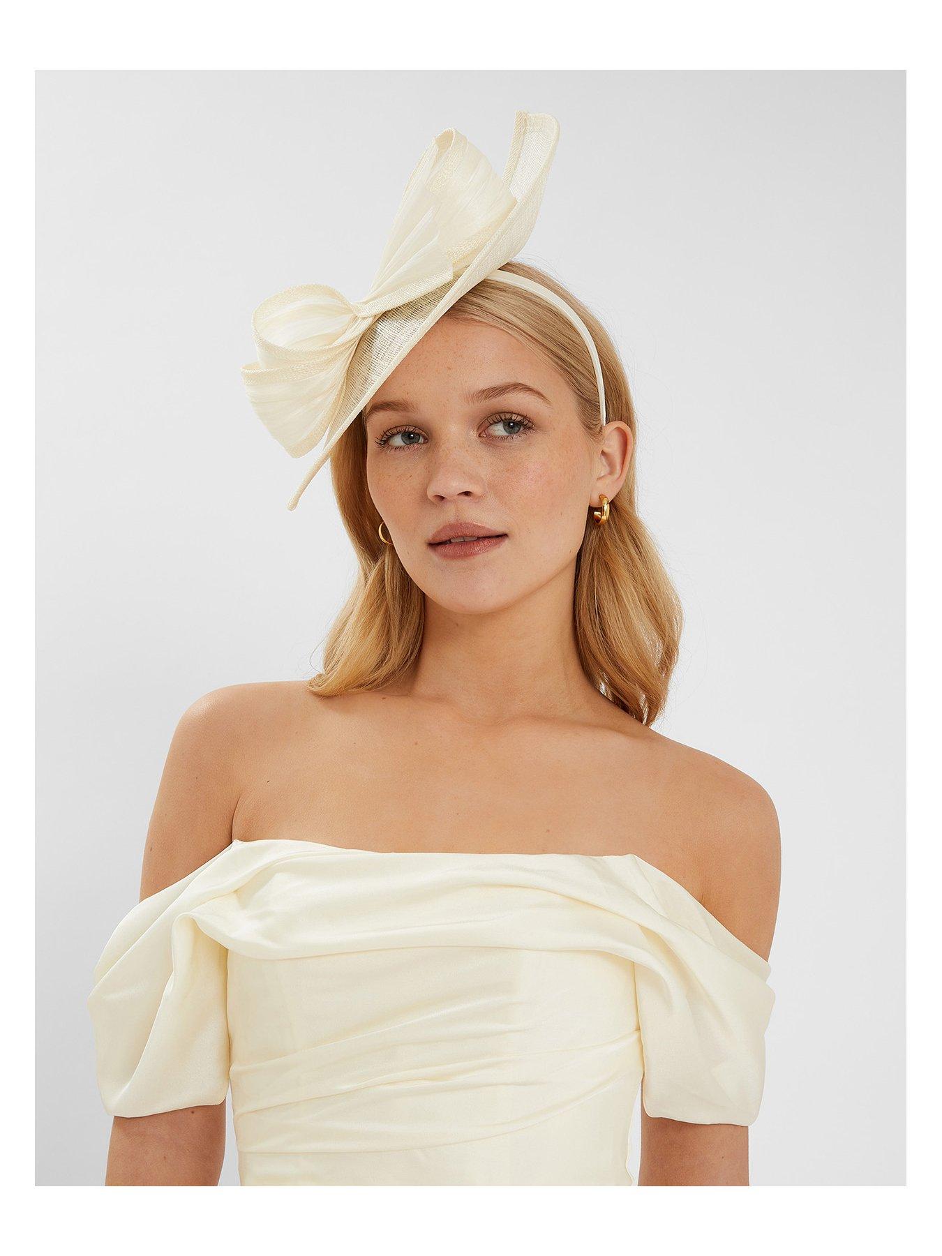 Image 2 of 4 of Accessorize Tia Teardrop - Ivory