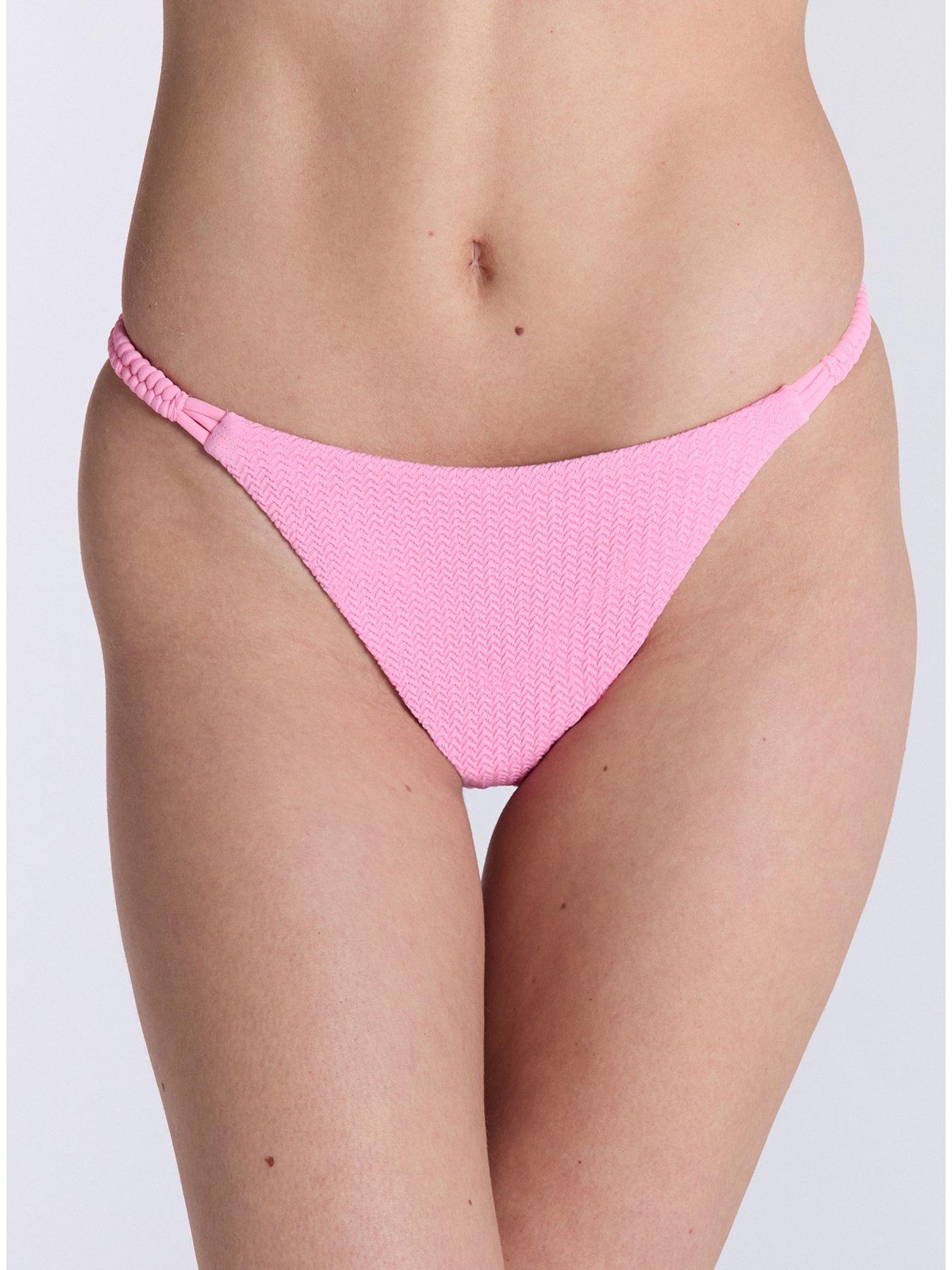Image 4 of 5 of Boux Avenue Mirano Tanga Brazilian Bikini Brief - Pink