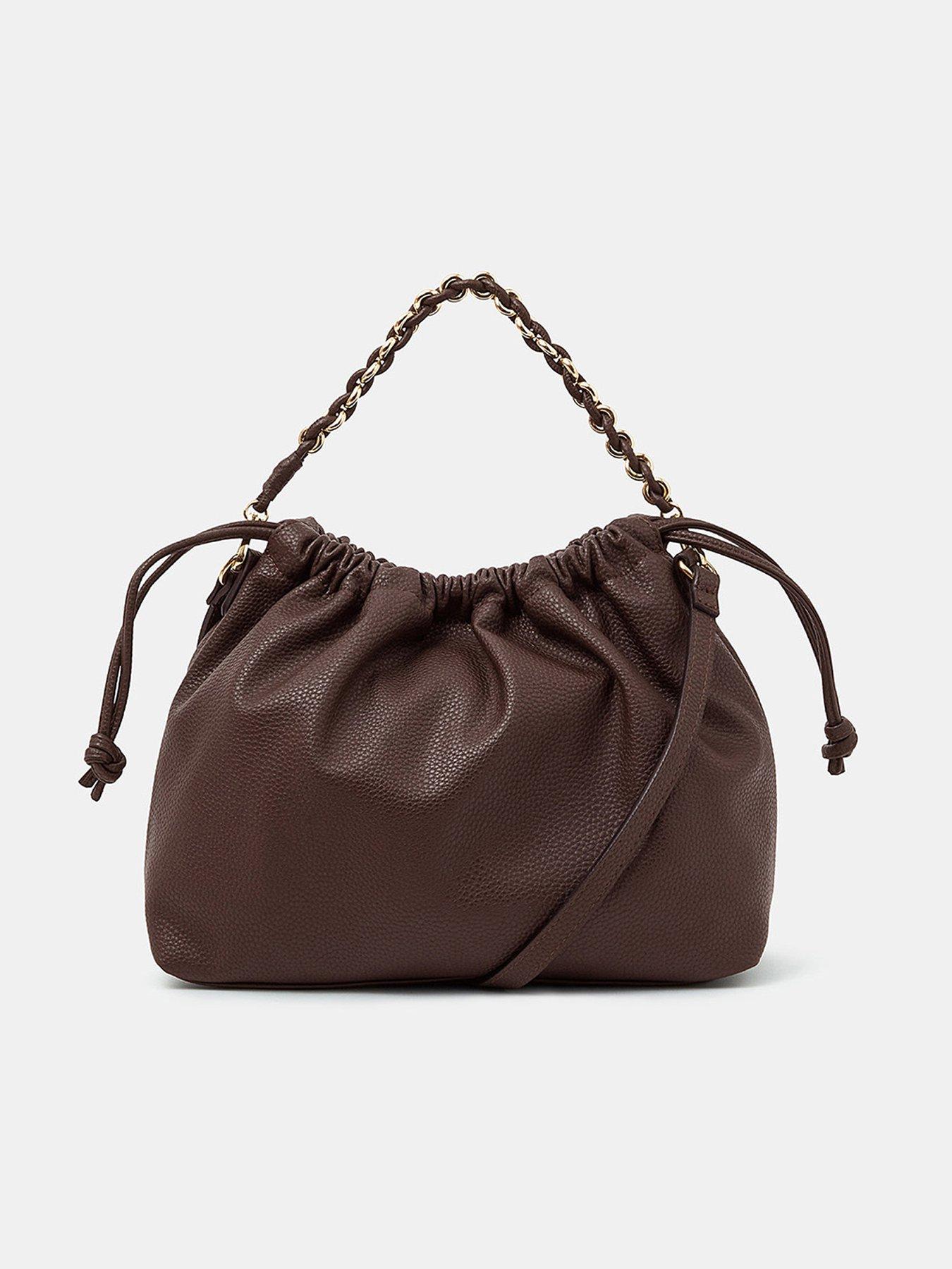 undefined Drawstring Shoulder Bag - Brown