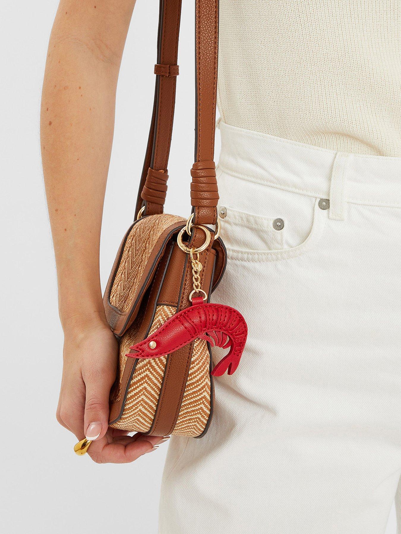 Accessorize Prawn Bag Charm - Red | Very