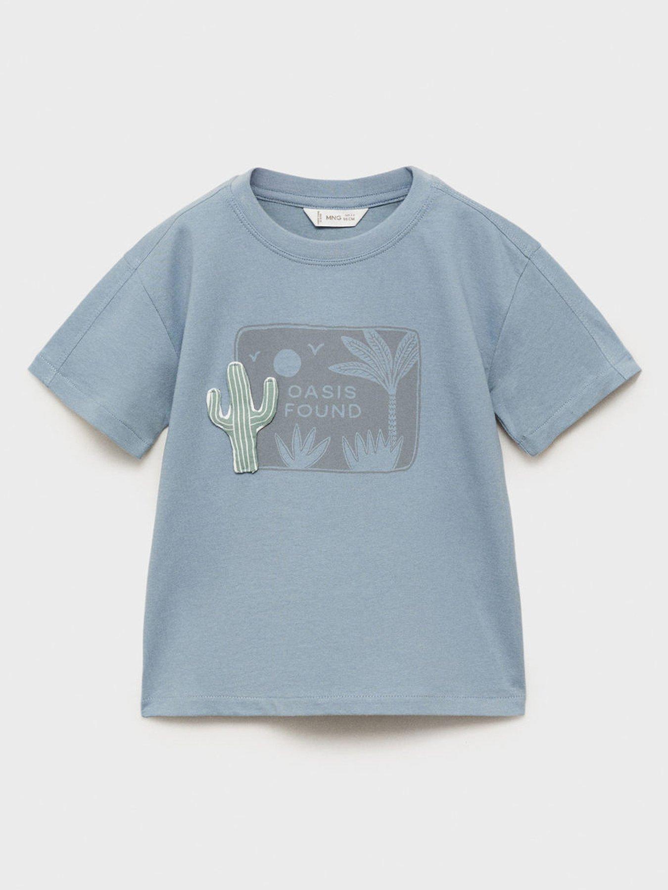 undefined Younger Boys Oasis Short Sleeve Tshirt - Blue