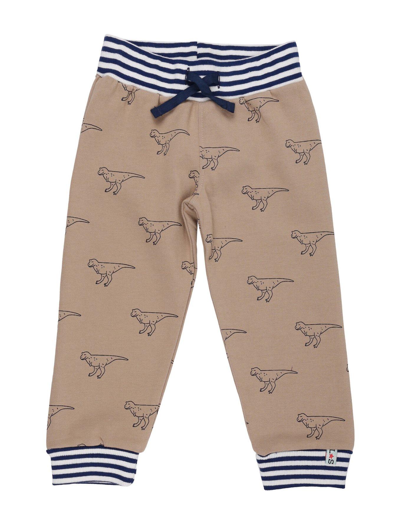 undefined Boys Dino Print Jogger - Neutral - Multi