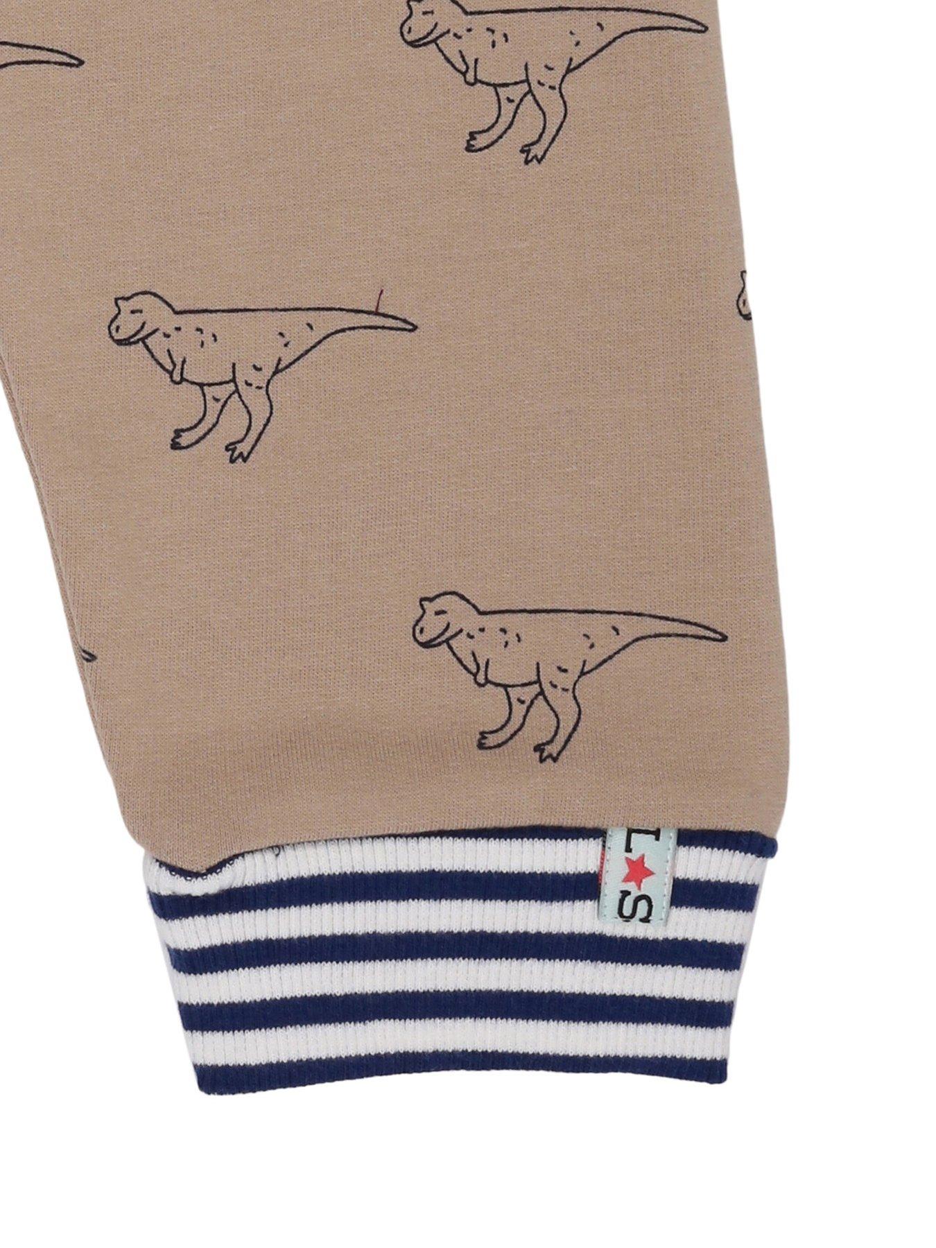 Image 4 of 4 of Lilly + Sid Boys Dino Print Jogger - Neutral - Multi
