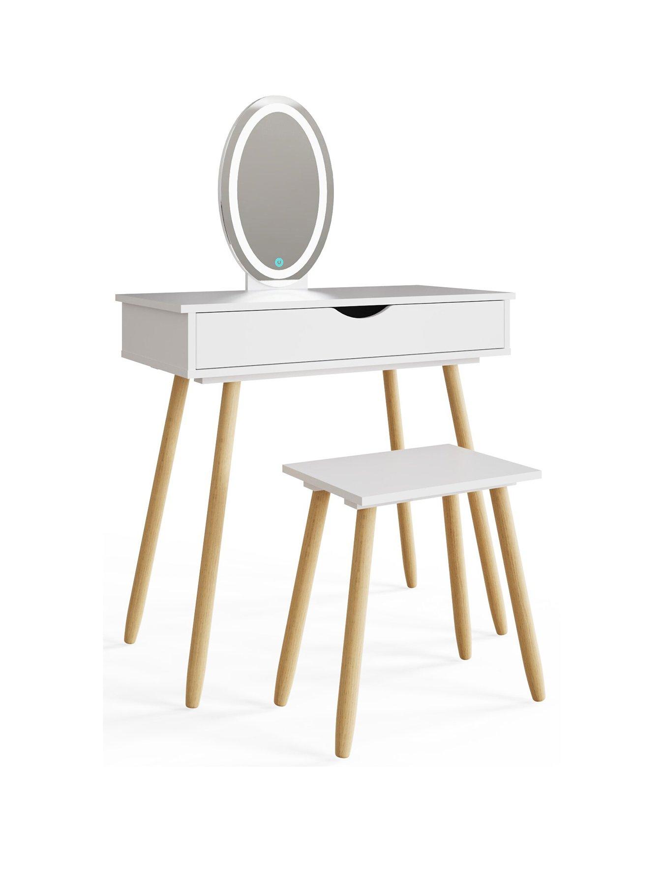 Image 2 of 7 of GFW Signy Led Dressing Table With Stool