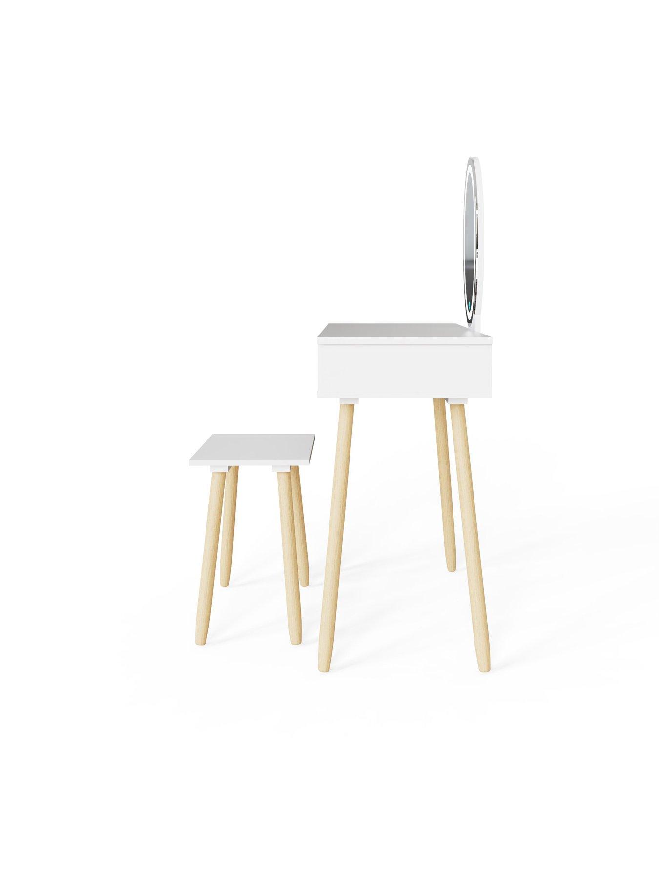 Image 4 of 7 of GFW Signy Led Dressing Table With Stool