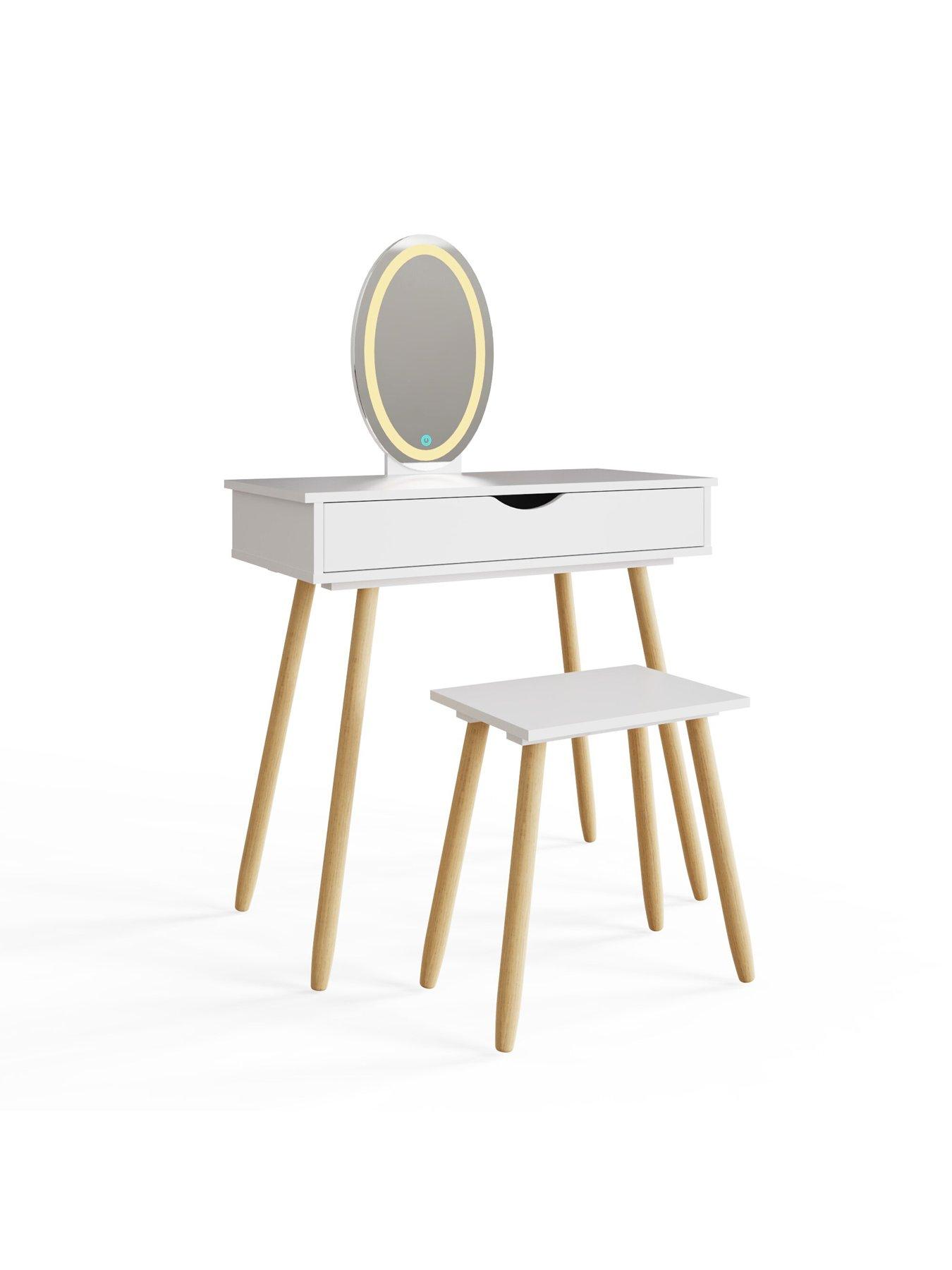 Image 6 of 7 of GFW Signy Led Dressing Table With Stool