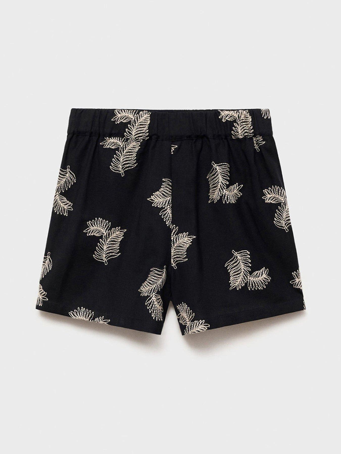 Image 6 of 6 of Mango Girls Helen Co-Ord Shorts - Black