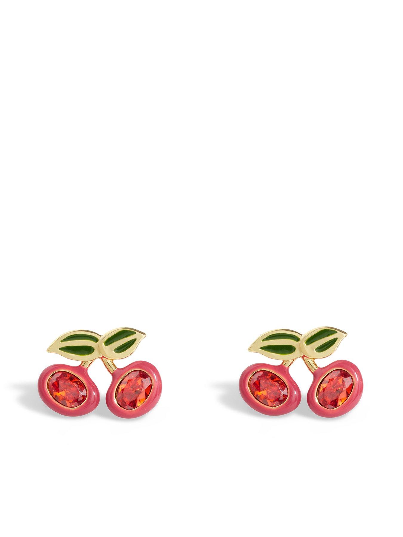 undefined Cherry Stud Earrings
