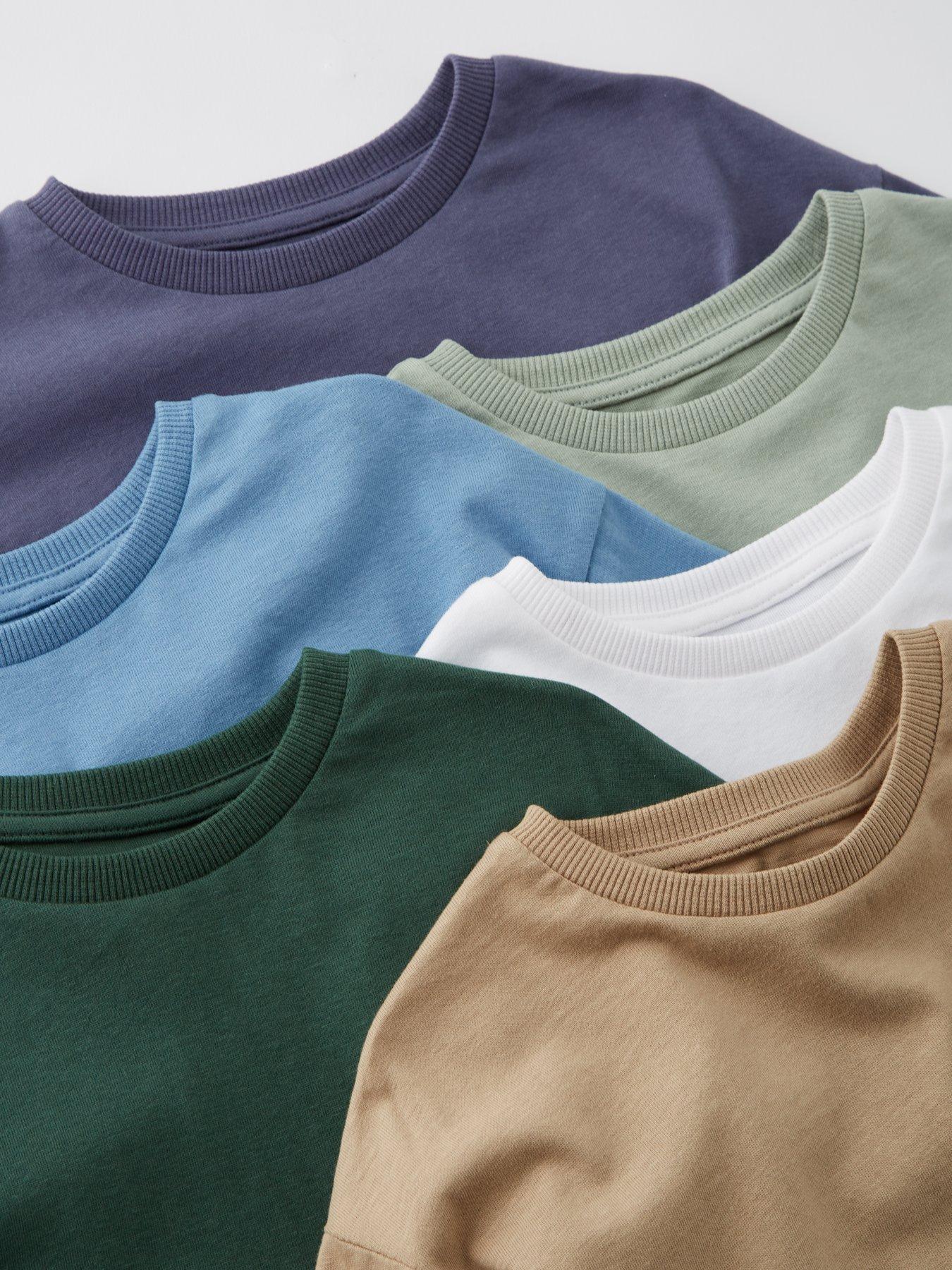 Image 2 of 3 of Mini V by Very Boys 6 Pack Long Sleeve Tshirts - Multi