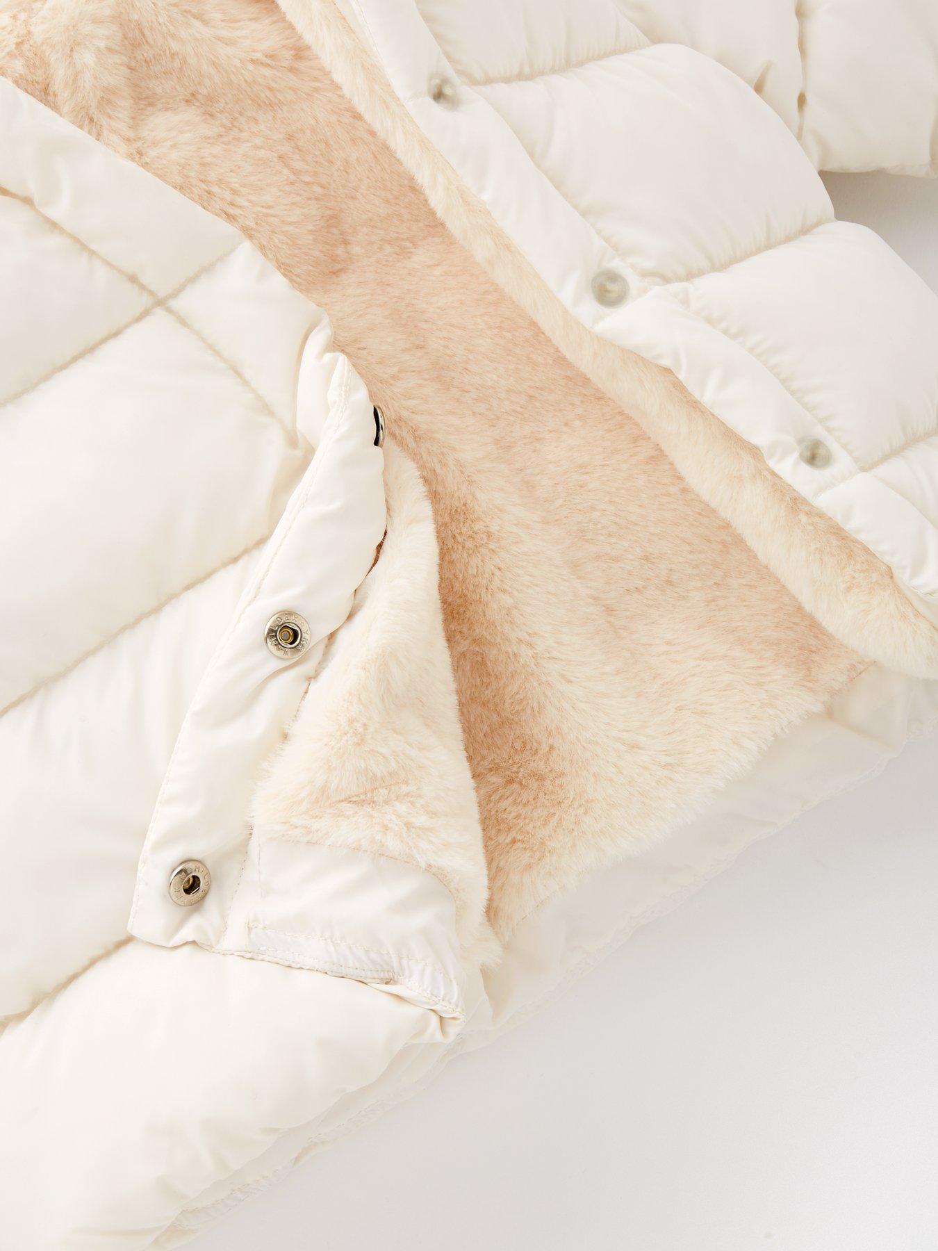 Image 4 of 4 of Mini V by Very Baby Unisex Padded Novelty Jacket - Cream