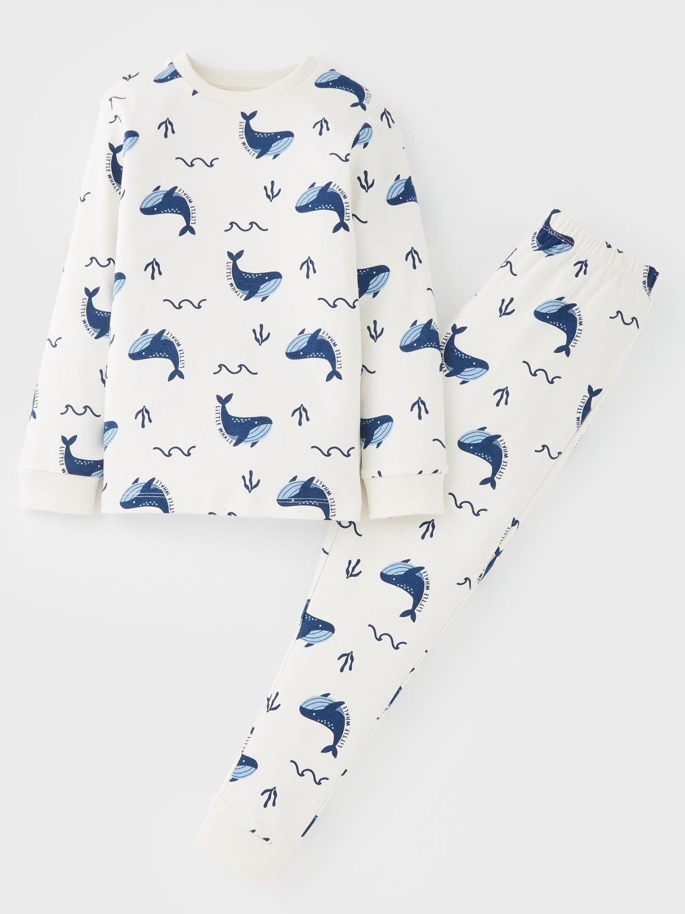 undefined Whale Print Pyjama Set - Multi