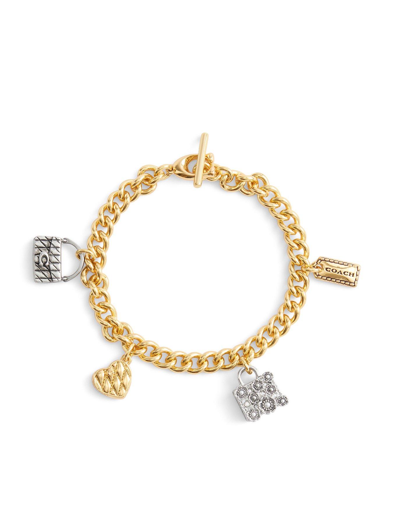 COACH Handbag Shop Charm Bracelet - Gold