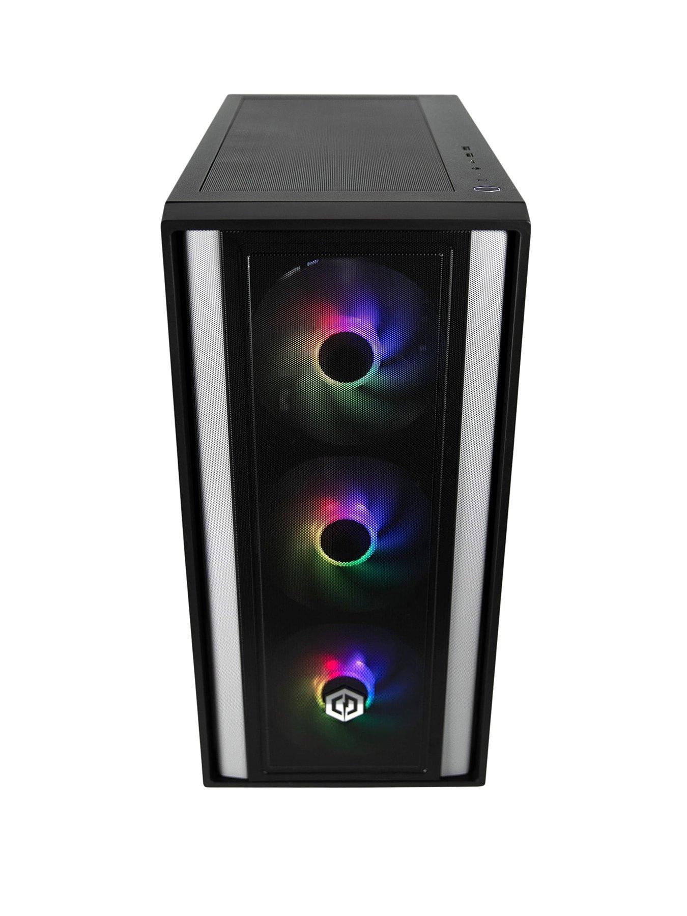 Image 3 of 7 of CyberPower PC MasterBox&nbsp;600 Gaming Desktop&nbsp;- GeForce RTX 5070 Ti, AMD Ryzen 7, 32GB RAM, 1TB SSD
