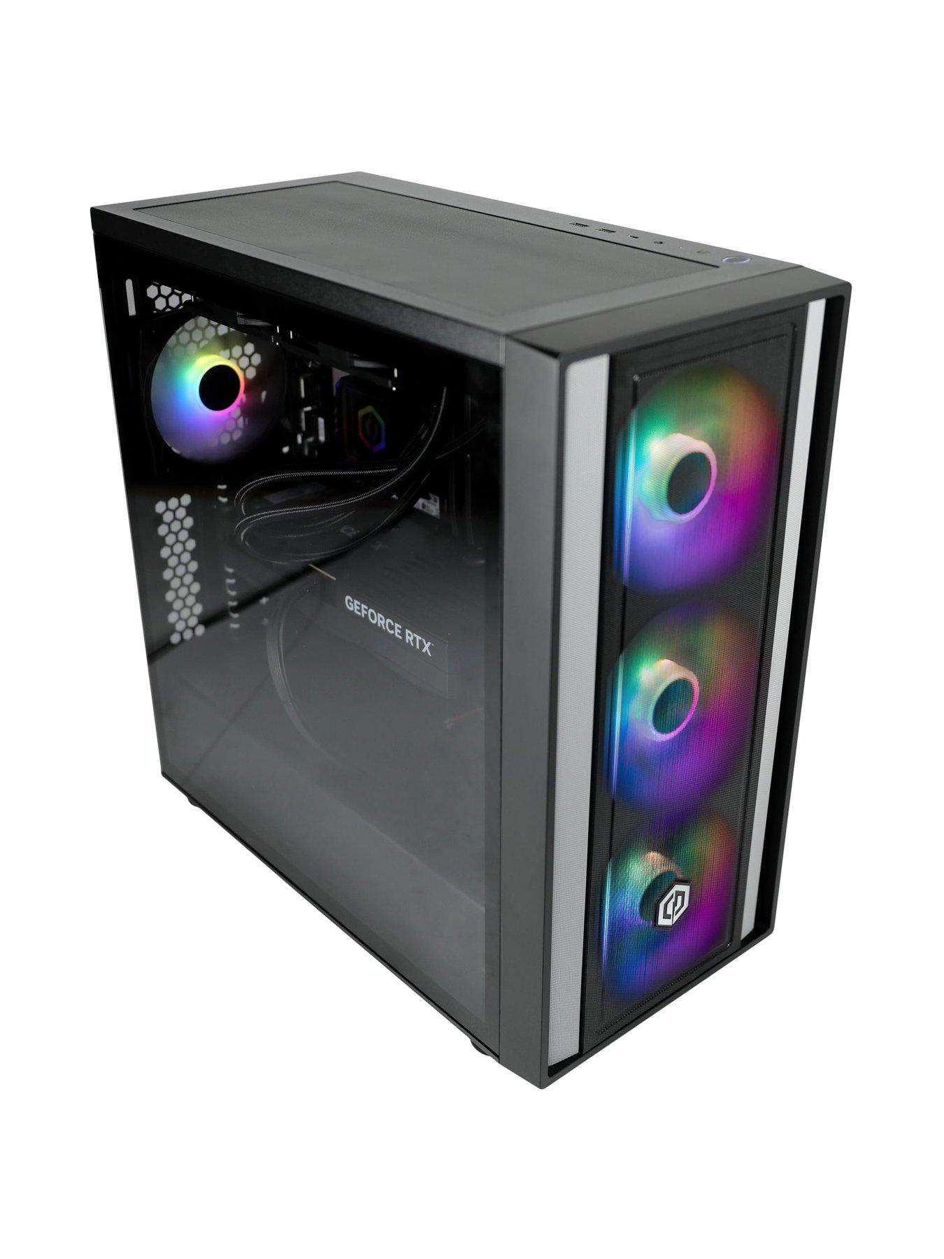 Image 4 of 7 of CyberPower PC MasterBox&nbsp;600 Gaming Desktop&nbsp;- GeForce RTX 5070 Ti, AMD Ryzen 7, 32GB RAM, 1TB SSD