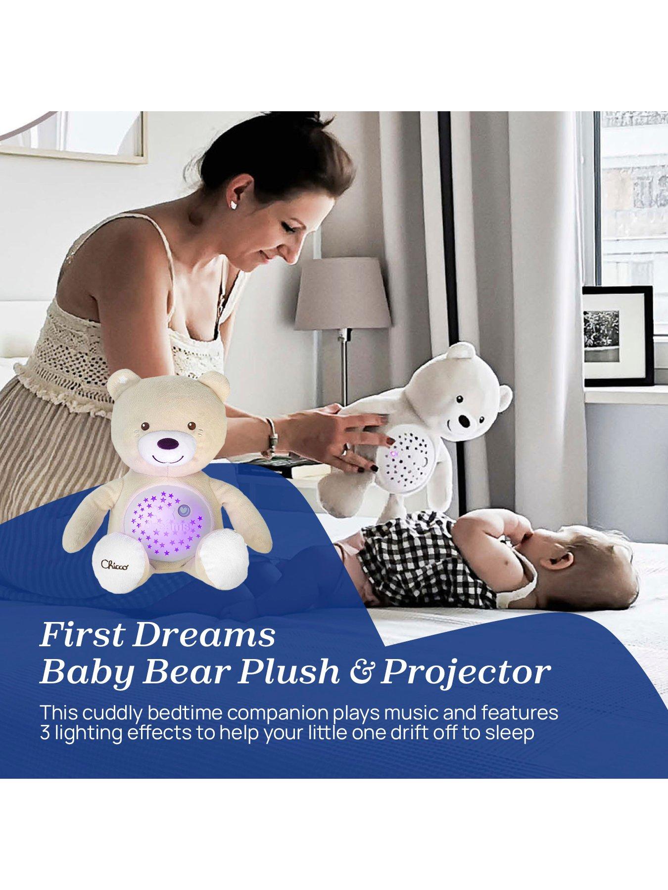 Image 4 of 6 of Chicco Next2Me Essential Crib, Plush Bear Projector &amp; 2 Crib Sheets, Air