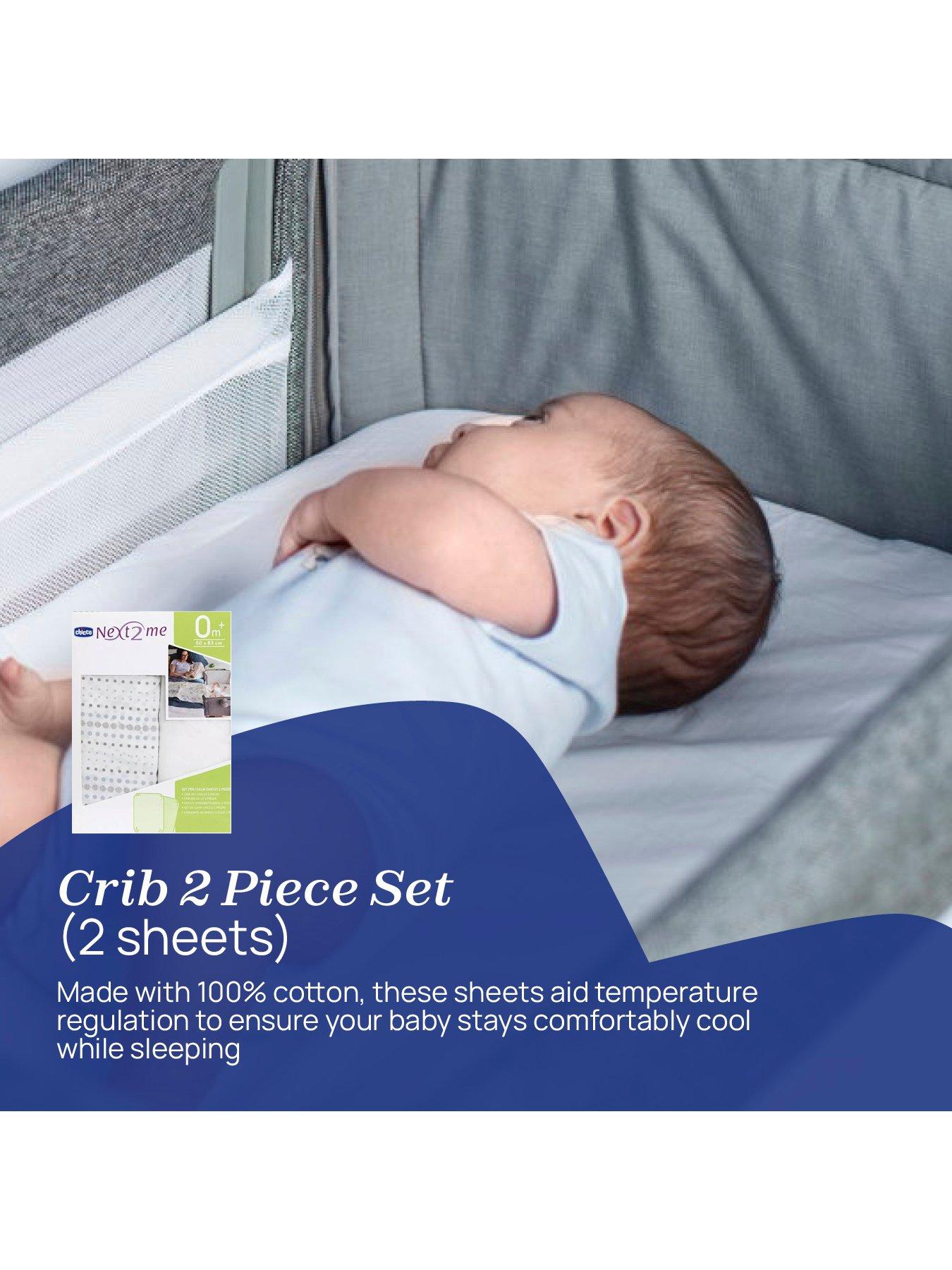 Image 5 of 6 of Chicco &nbsp;Next2Me Refresh Bundle, Replacement Mattress &amp; 2 Fitted Sheets, Air