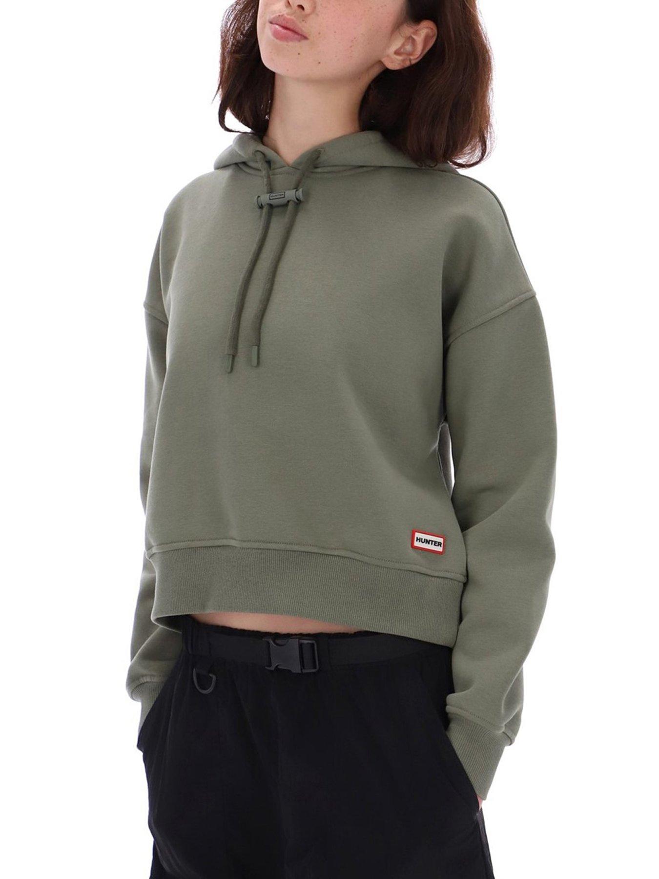 undefined Logo Cropped Hoodie