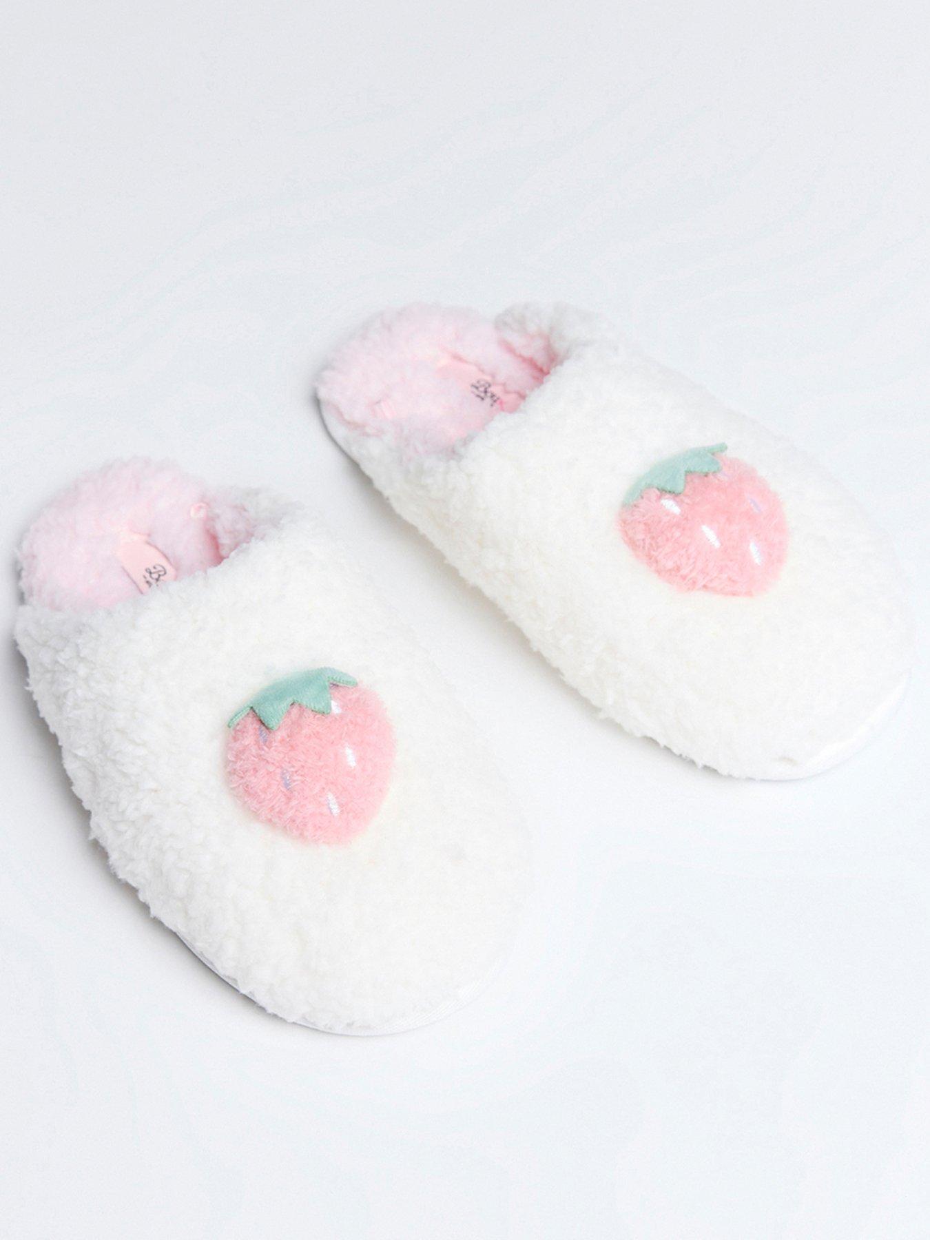 Image of Boux Avenue Strawberry Slipper Mule - Ivory Mix