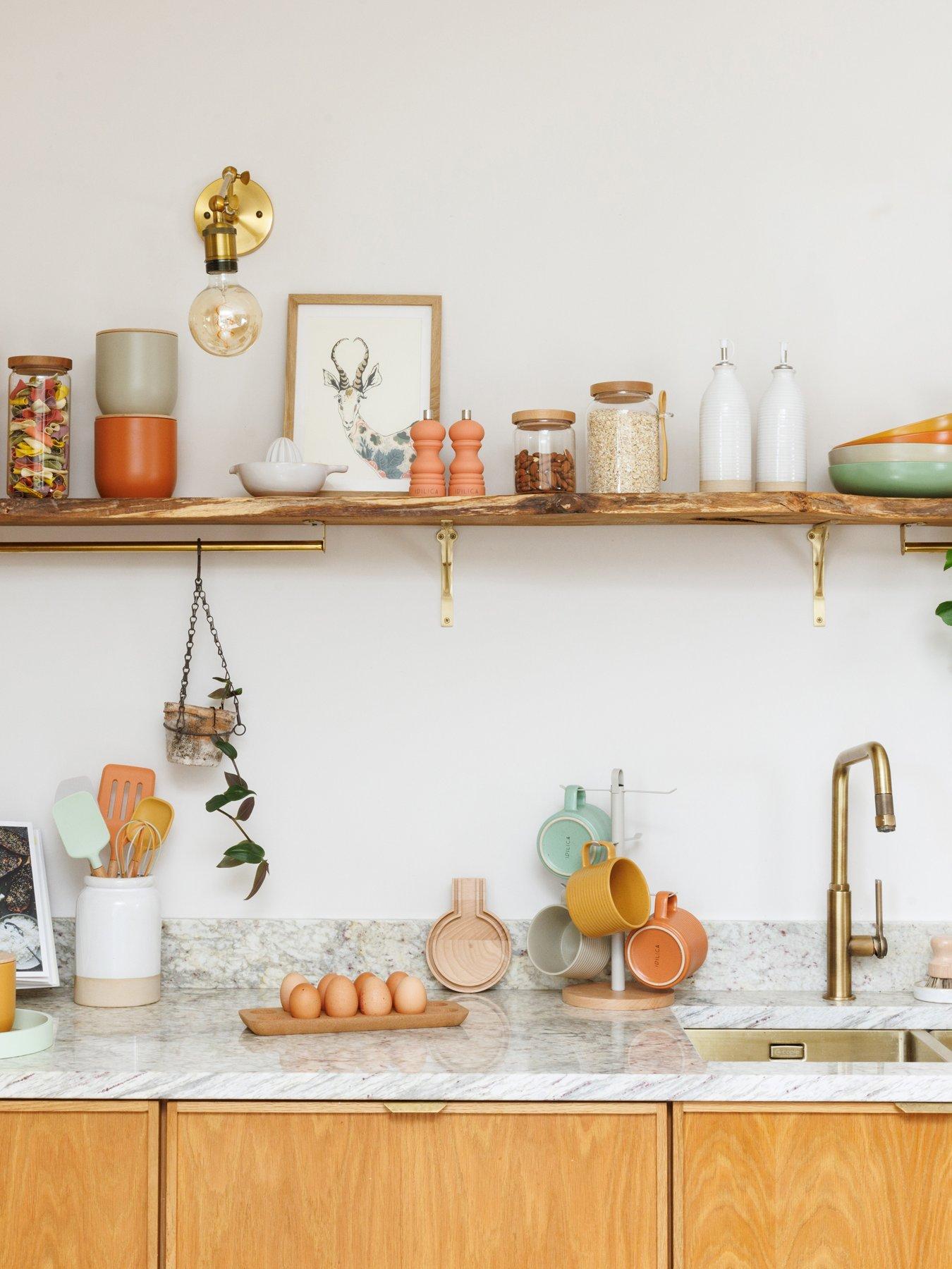 Image 7 of 7 of KitchenCraft Idilica Glass Storage Jars - Set of 3